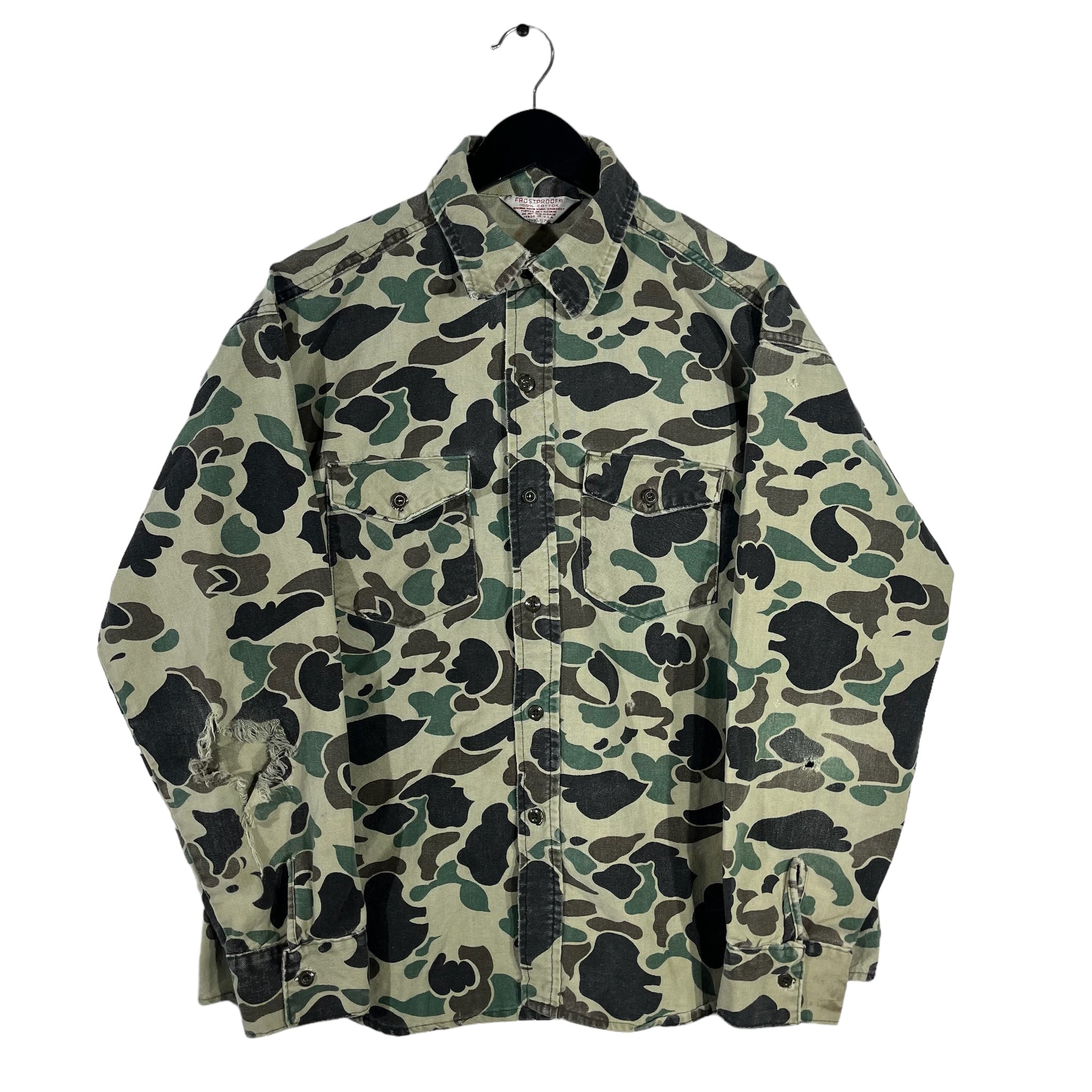 Vintage Duck Camo Button Up 90s