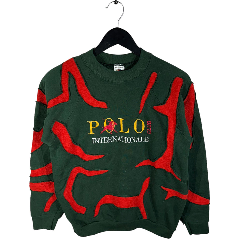 Vintage Cut & Sew Polo Club Internationals Crewneck