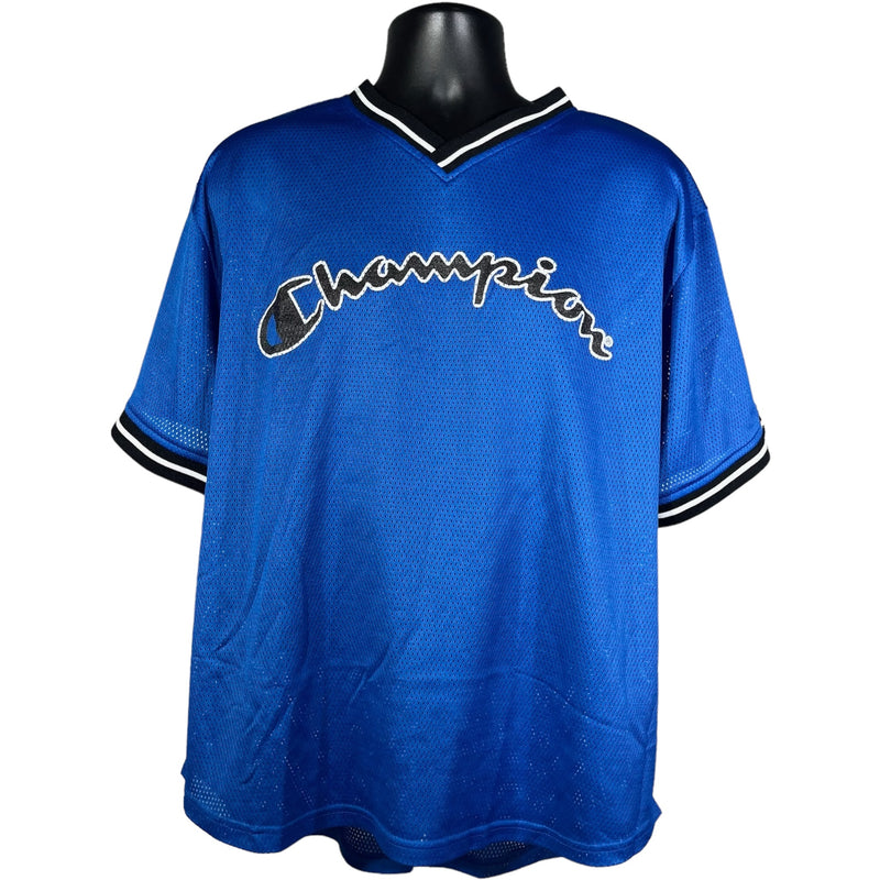 Vintage Champion Spellout V-Neck Jersey