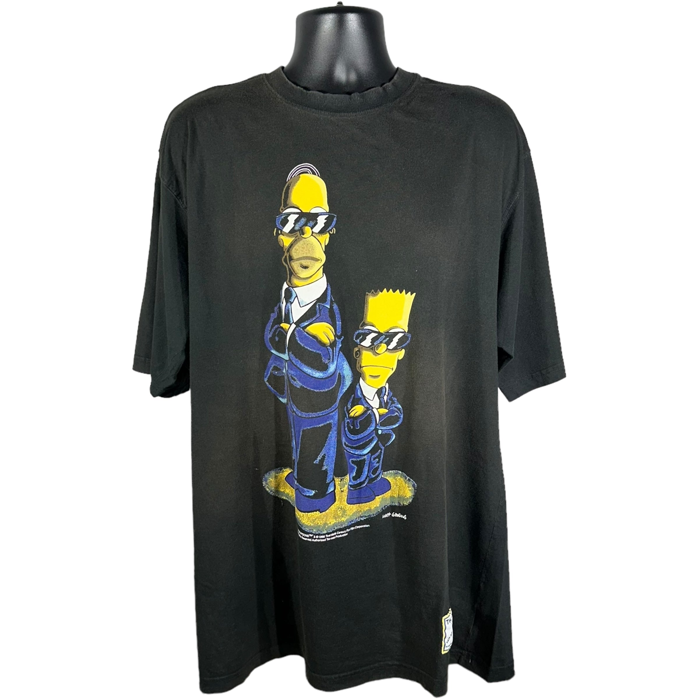 Vintage simpsons deals shirt