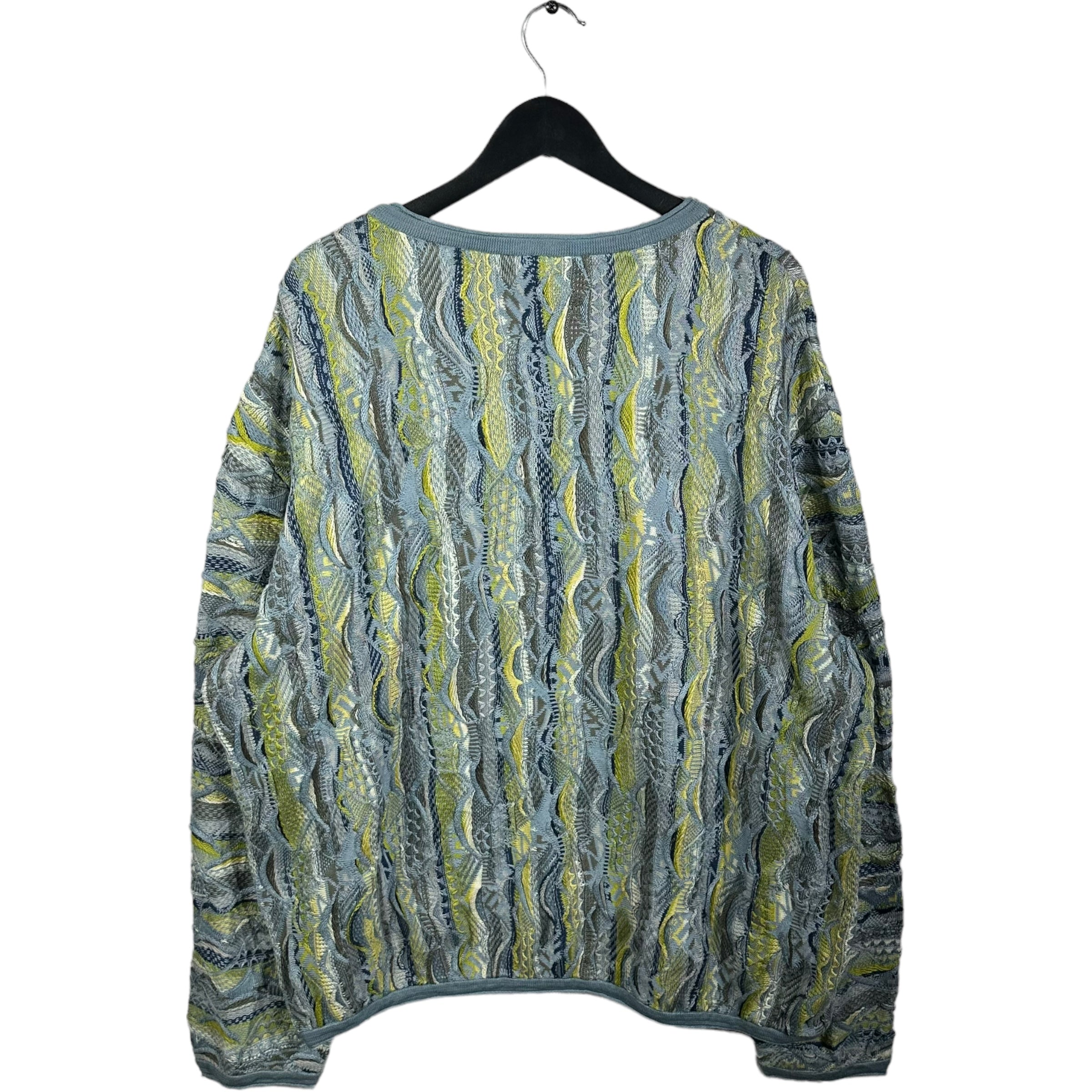 Vintage Coogi Stripe 3D Knit Sweater