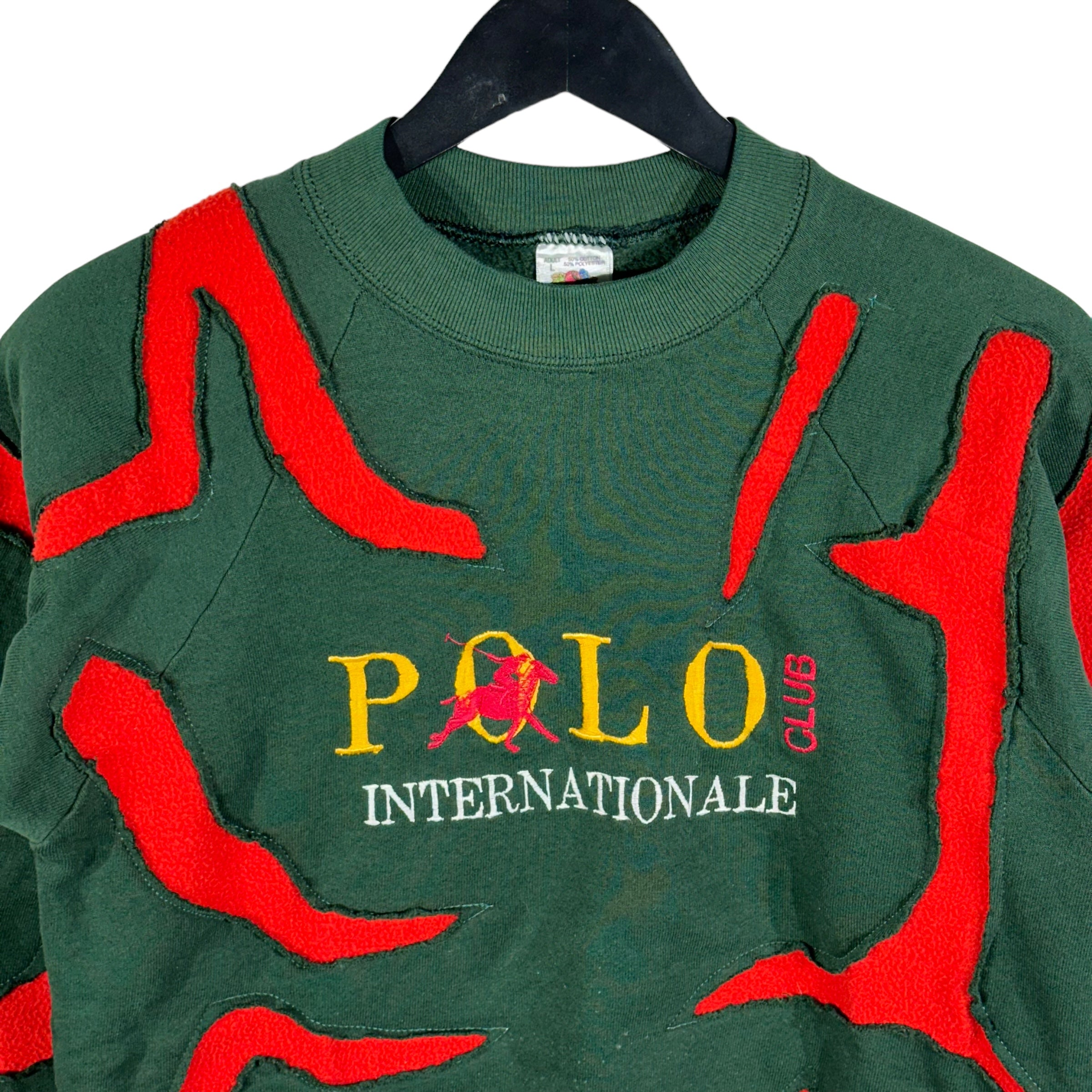 Vintage Cut & Sew Polo Club Internationals Crewneck
