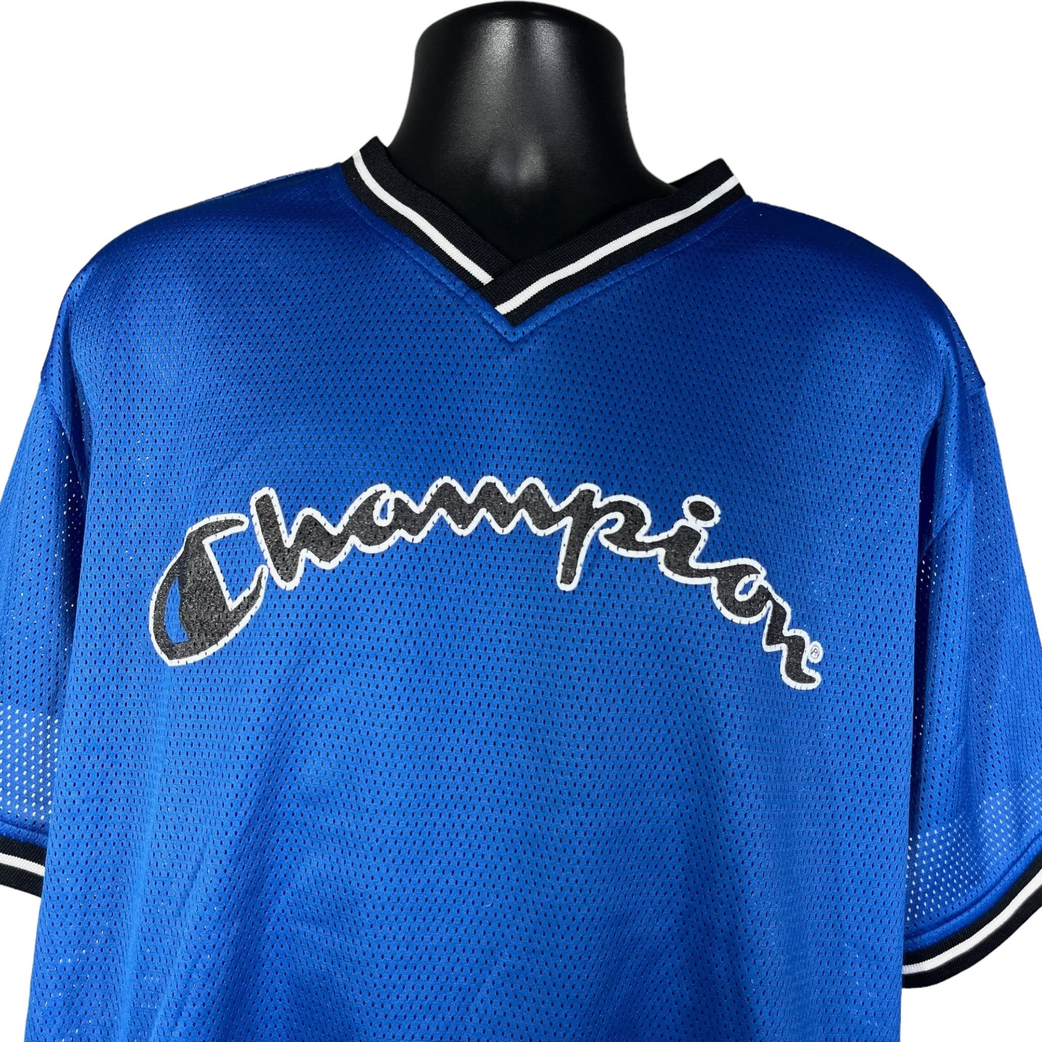 Vintage Champion Spellout V-Neck Jersey