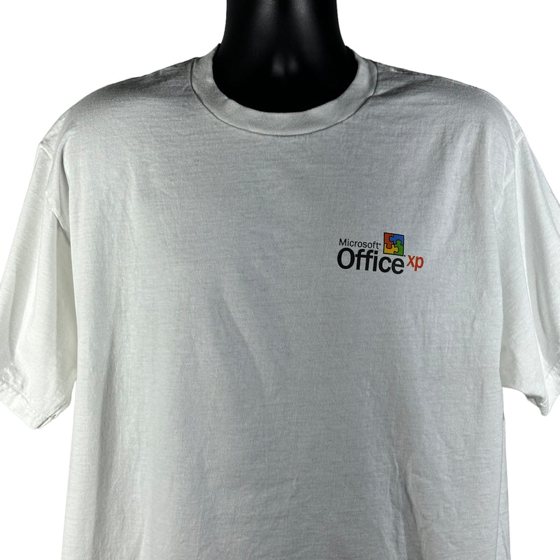 Y2k Microsoft Office XP "Working Smarter Just Got Easier"  Tee