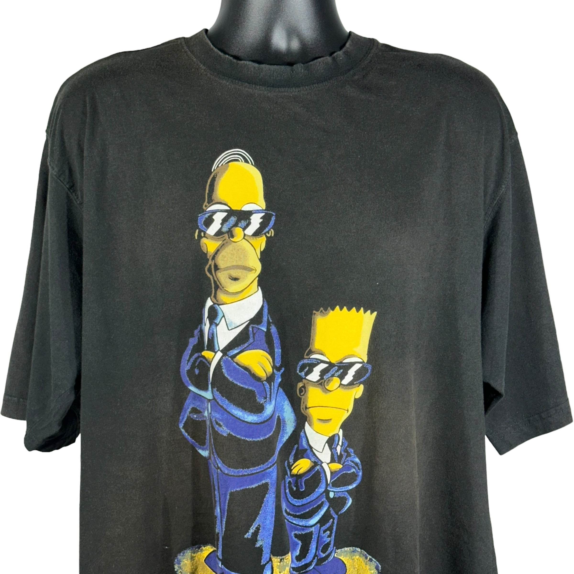 Vintage The Simpsons "Men In Black" Tee