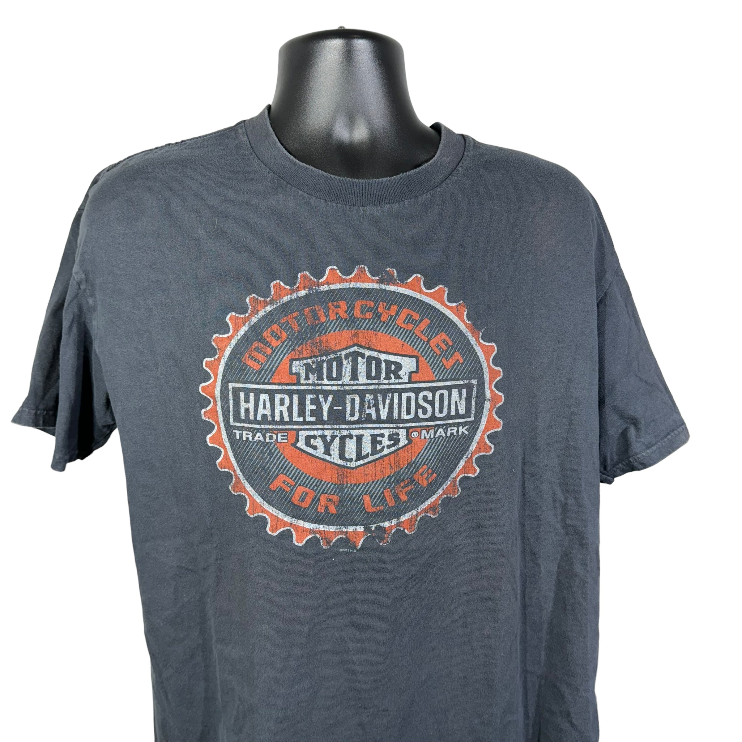 Vintage Harley Davidson "Motorcycles For Life" Tee