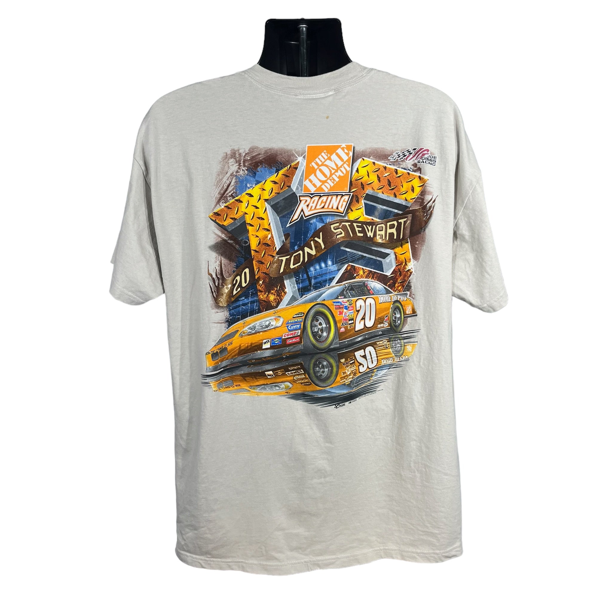 Vintage Tony Stewart Home Depot NASCAR Tee NWT