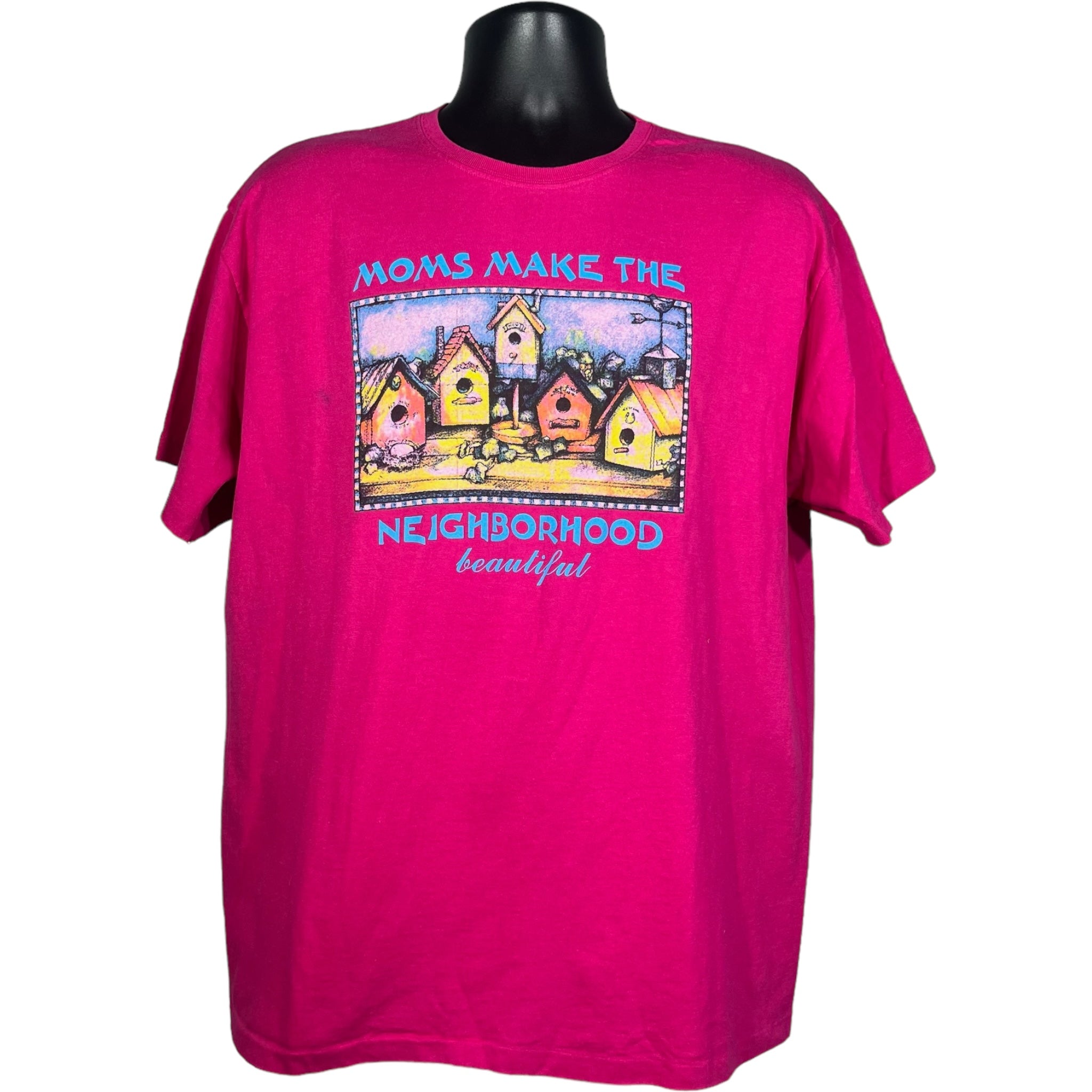 Vintage Birdhouse "Moms Make The Neighborhood" Tee