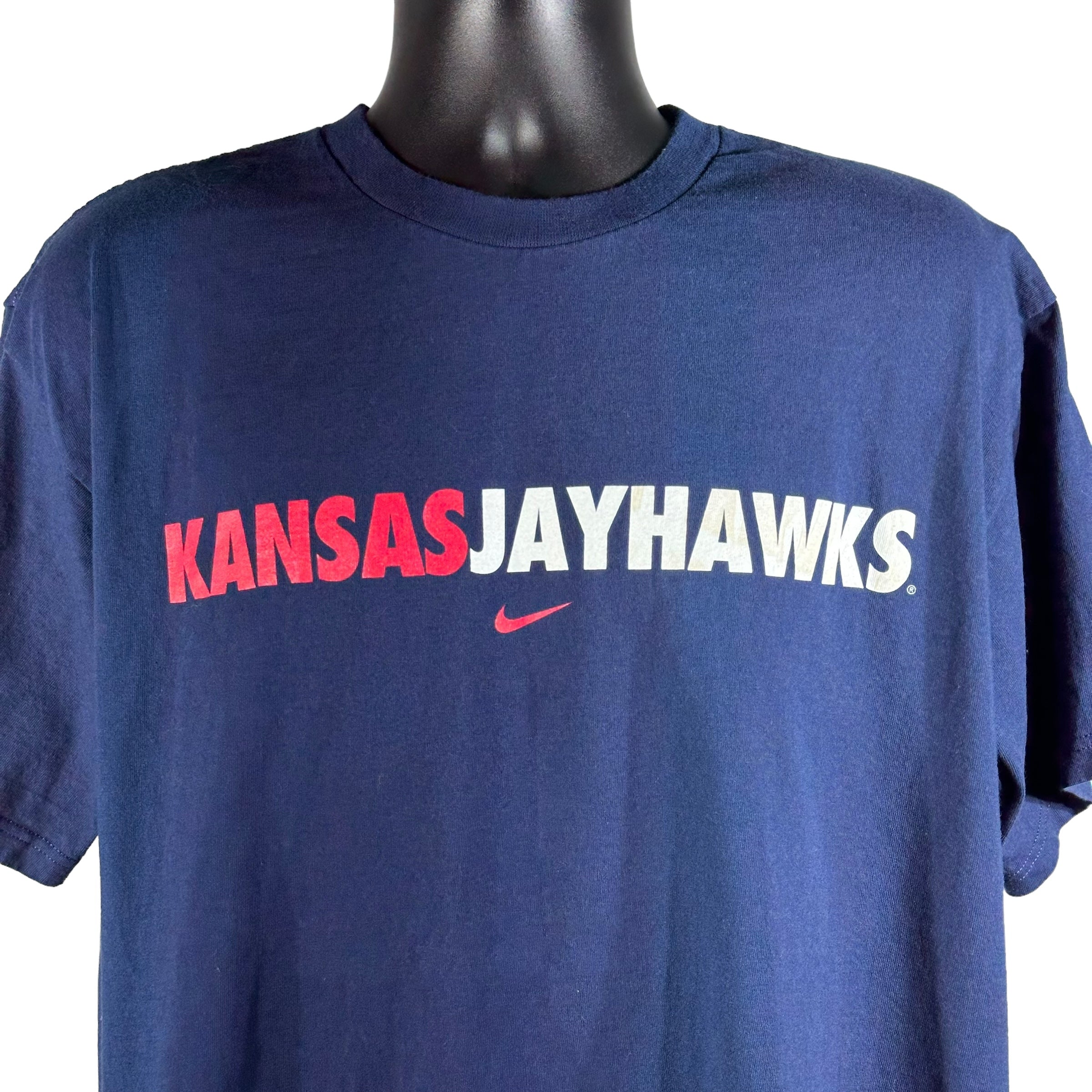 Vintage Nike Kansas University Jay Hawks Tee