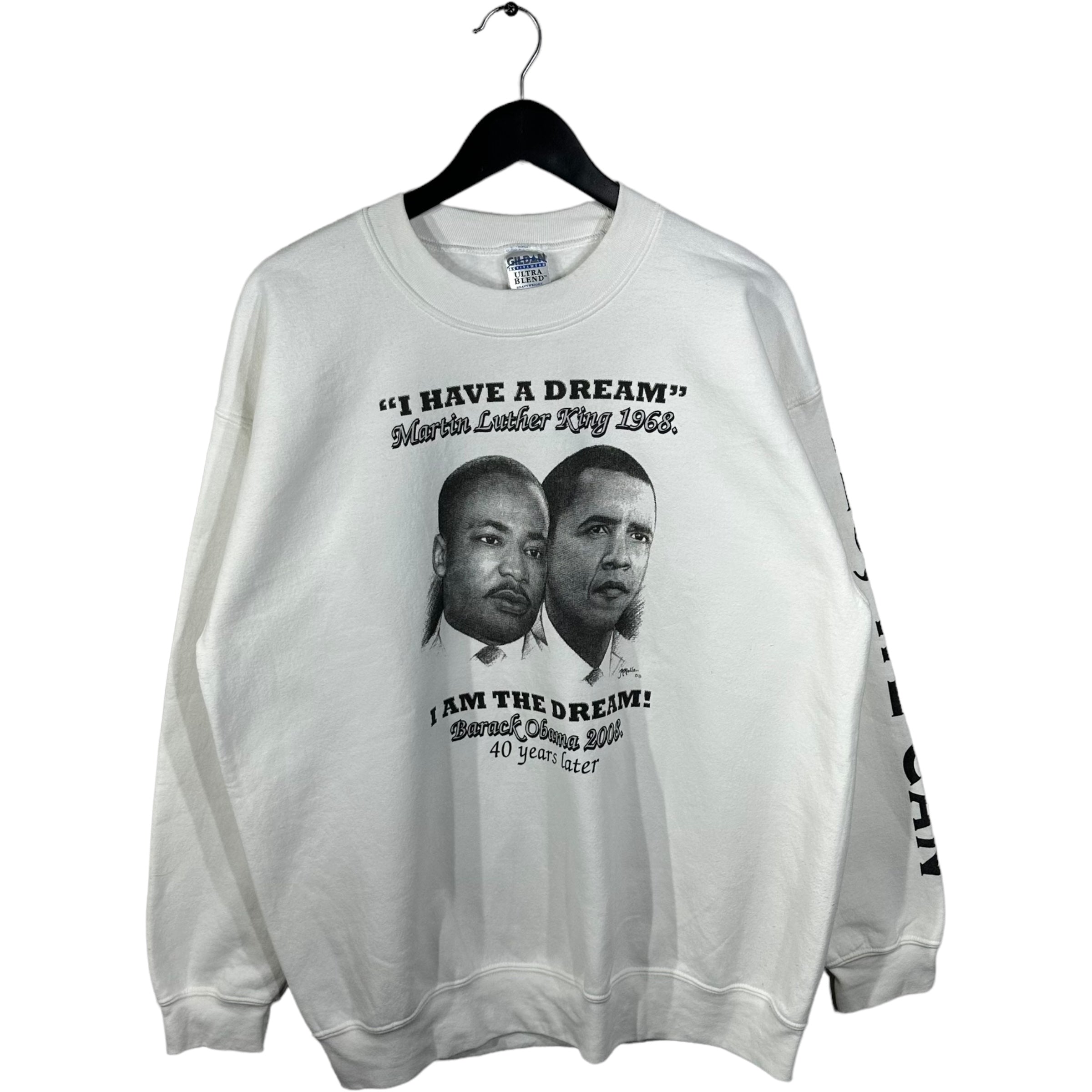 Martin Luther King Jr & Obama "I Have A Dream" Crewneck 2008