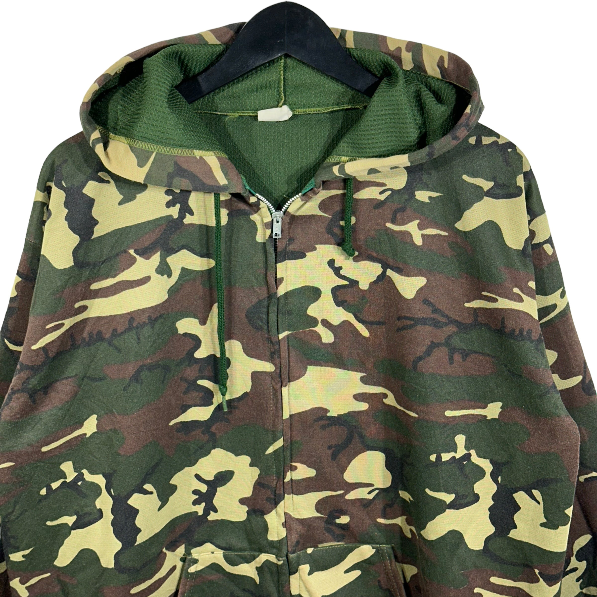 Vintage Full Zip Camo Hoodie