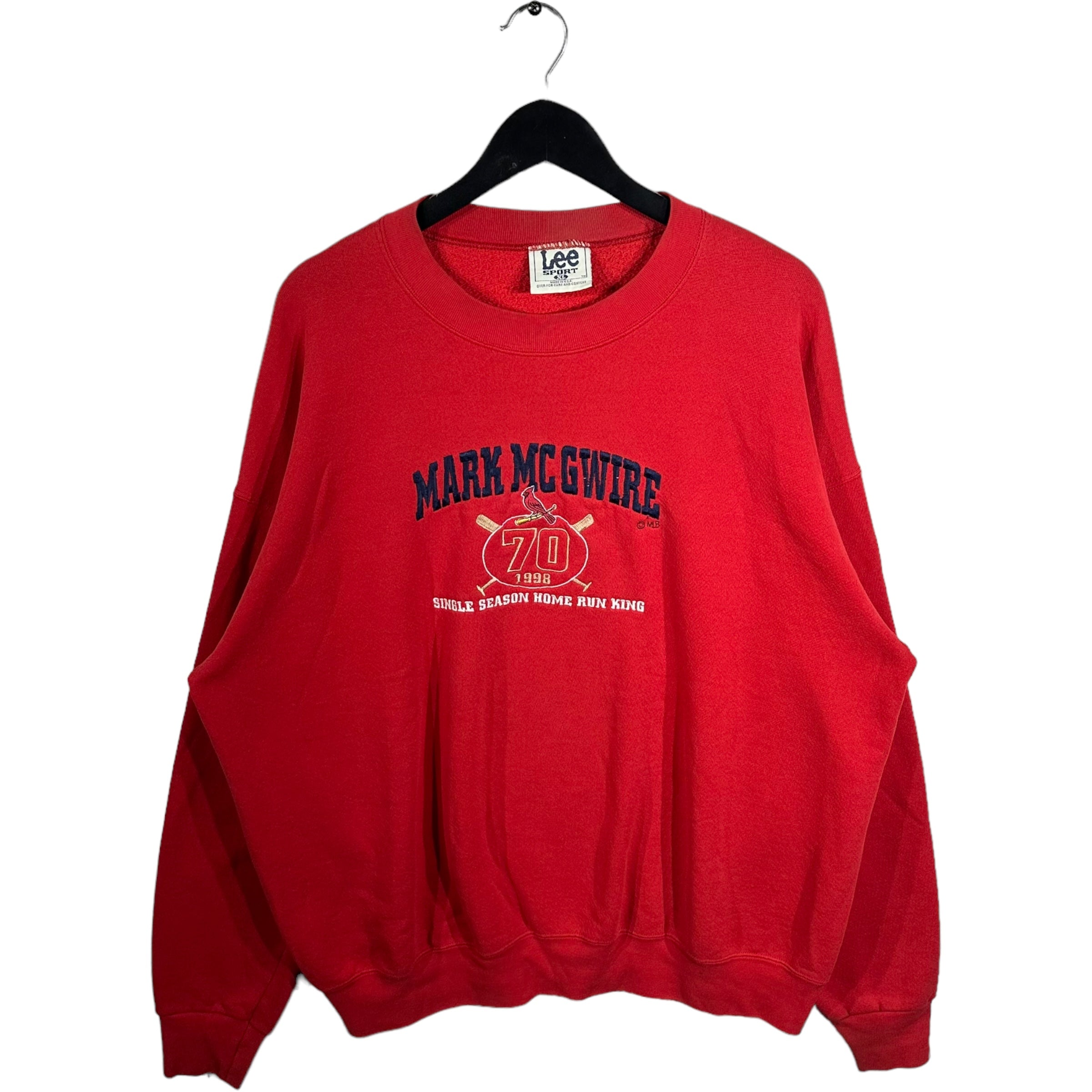 Vintage Mark McGwire Cardinals Crewneck 1998