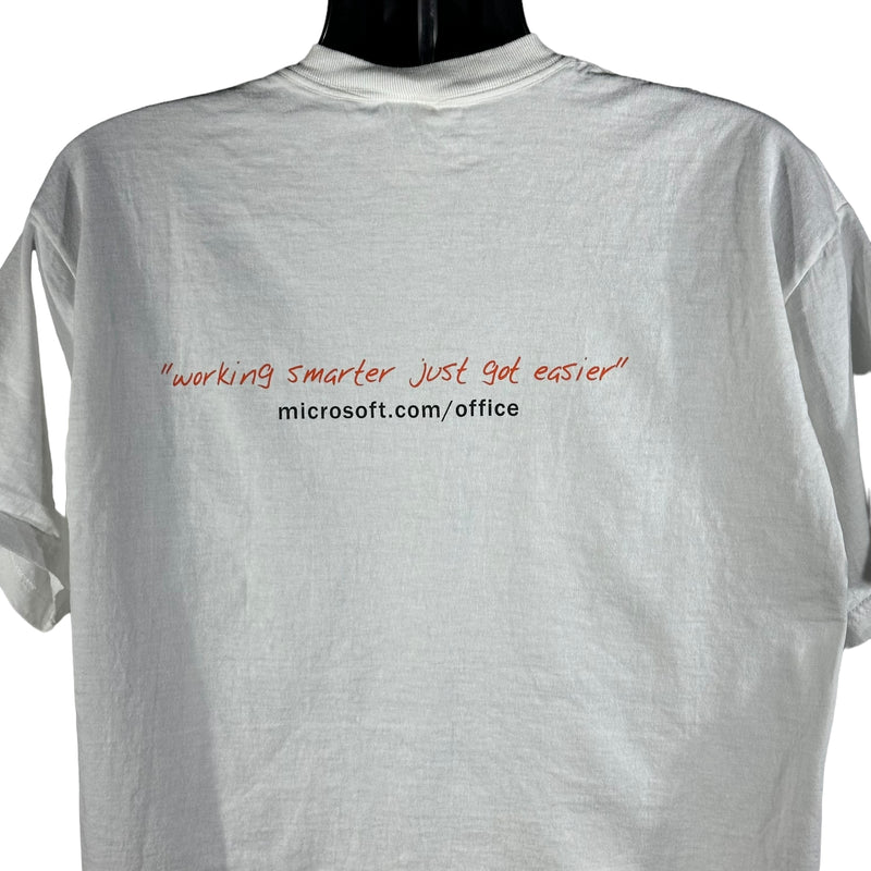 Y2k Microsoft Office XP "Working Smarter Just Got Easier"  Tee