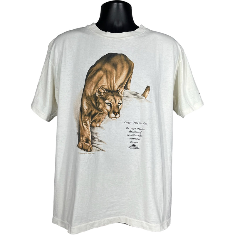 Vintage 3D Emblem Cougar Tee 90s