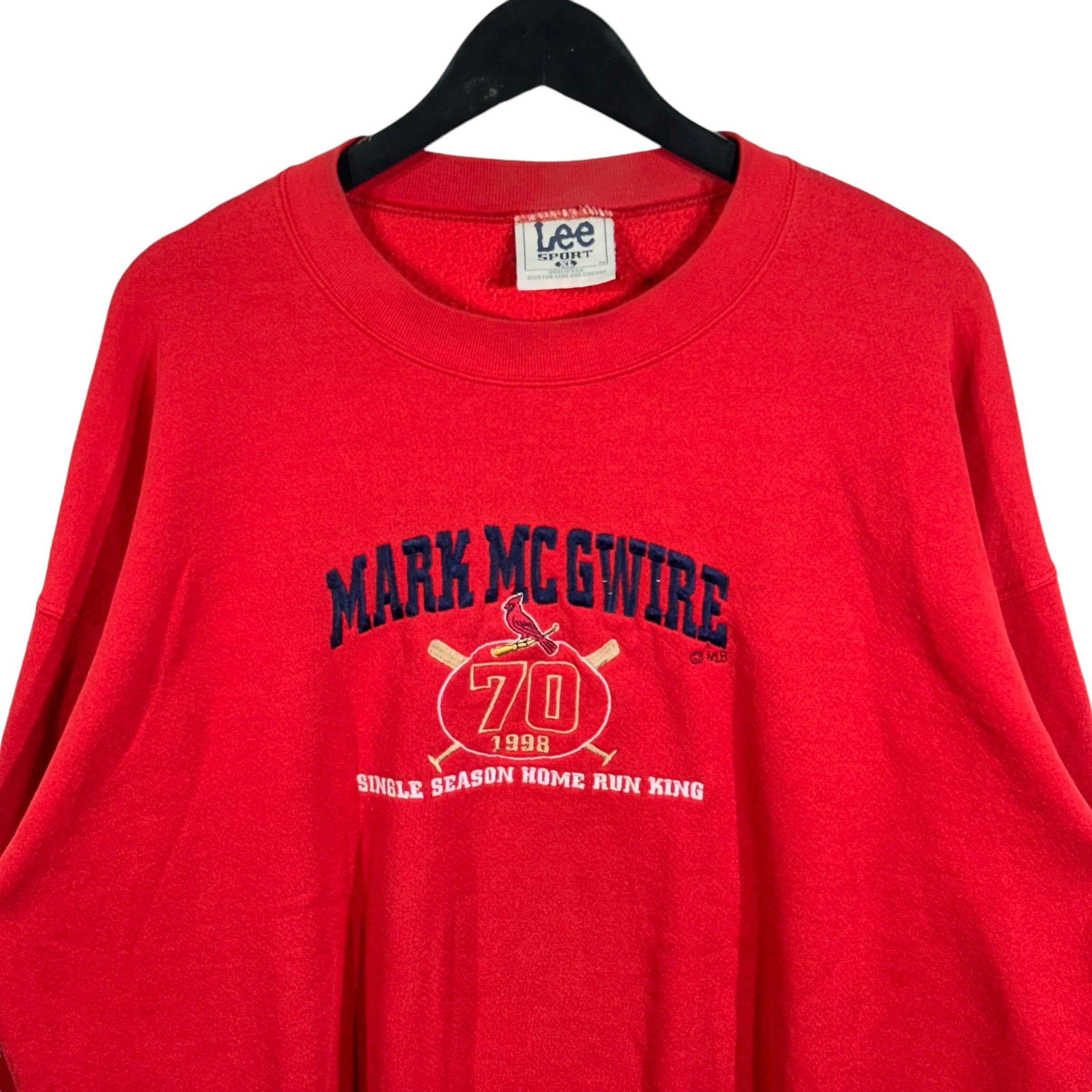 Vintage Mark McGwire Cardinals Crewneck 1998