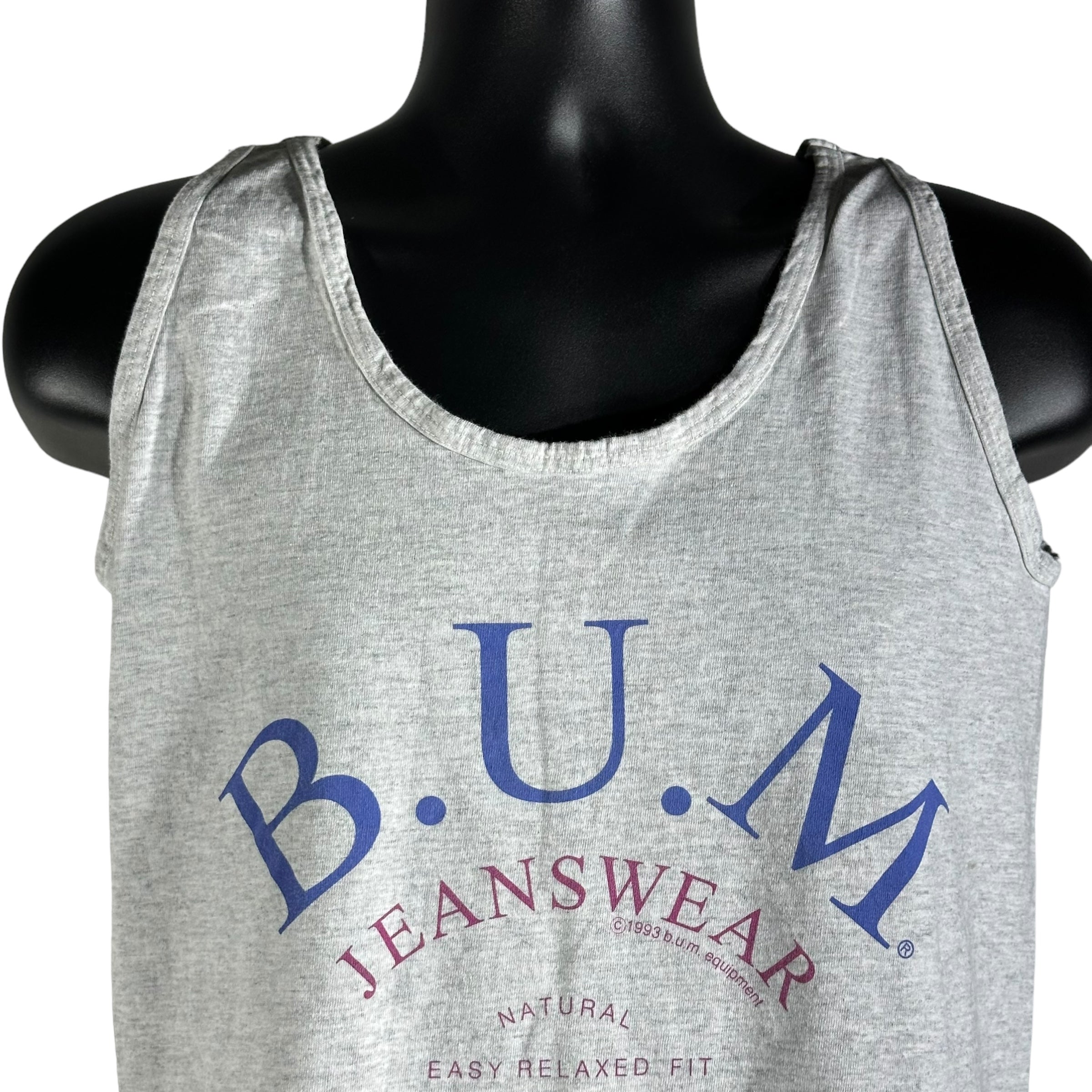 Vintage B.U.M. Jeans Wear Tank Top 1993