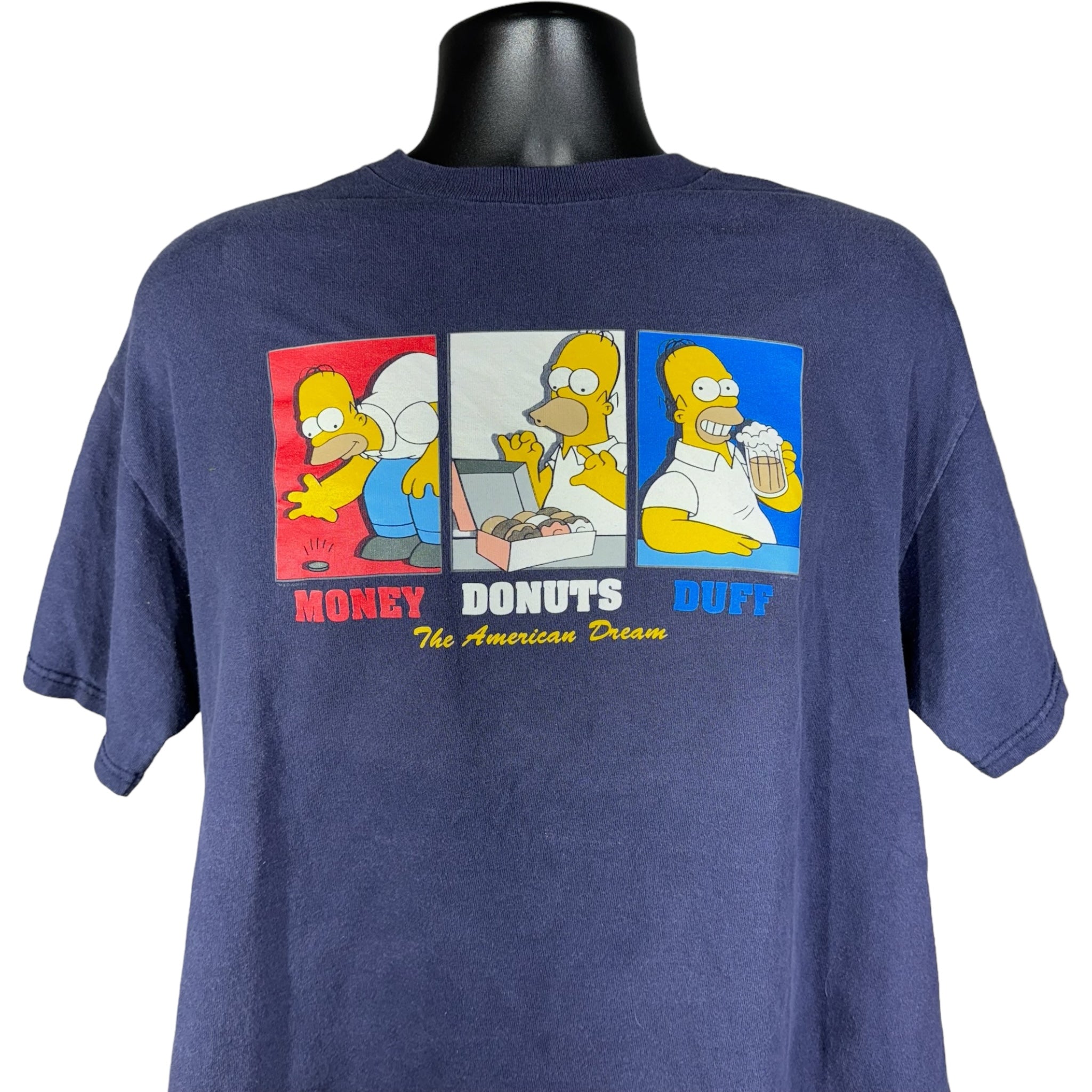 Vintage Simpsons "Money - Donuts - Duff" Tee