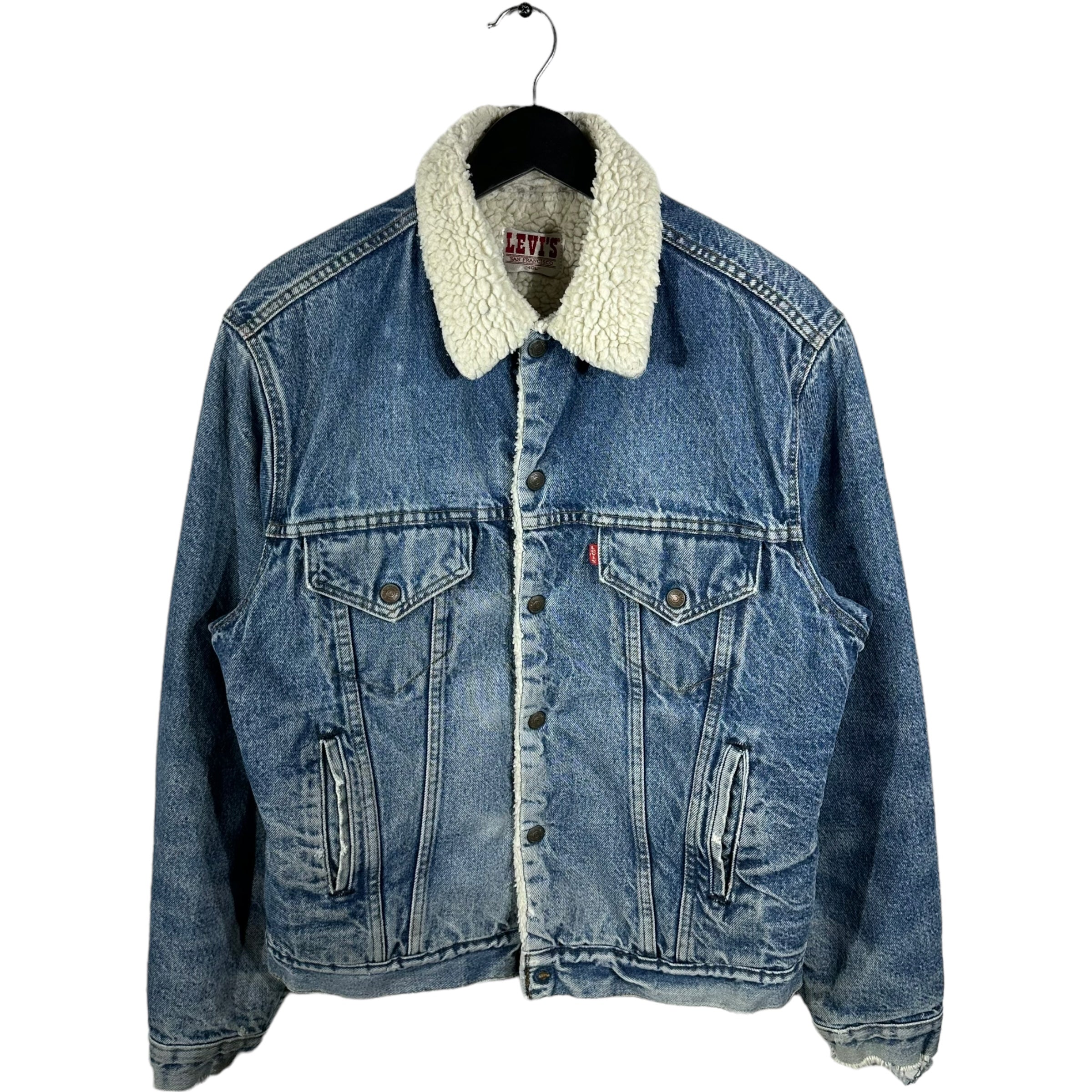 Vintage Levis Sherpa Lined Denim Jacket