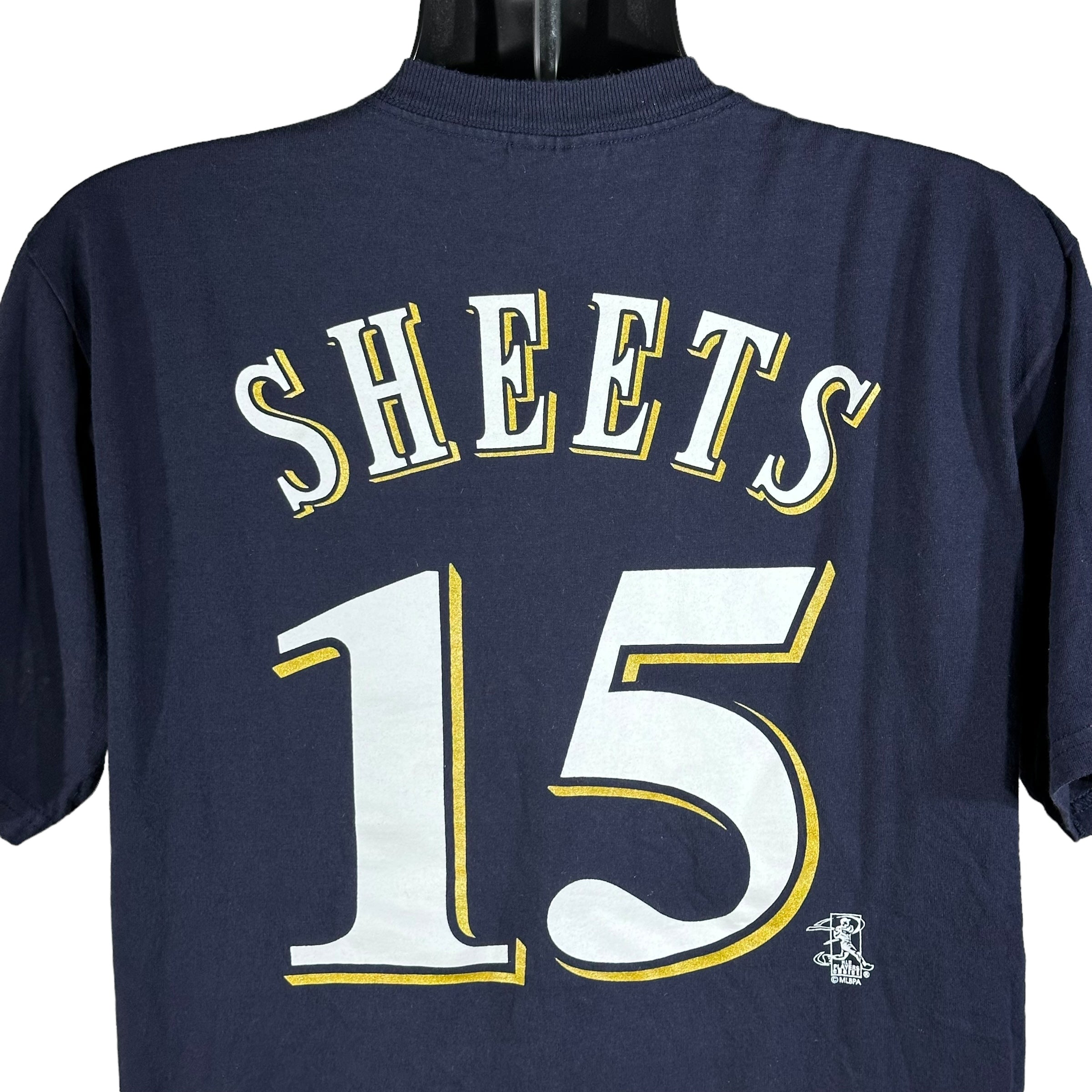 Vintage Milwaukee Brewers #15 Sheets Majestic Tee