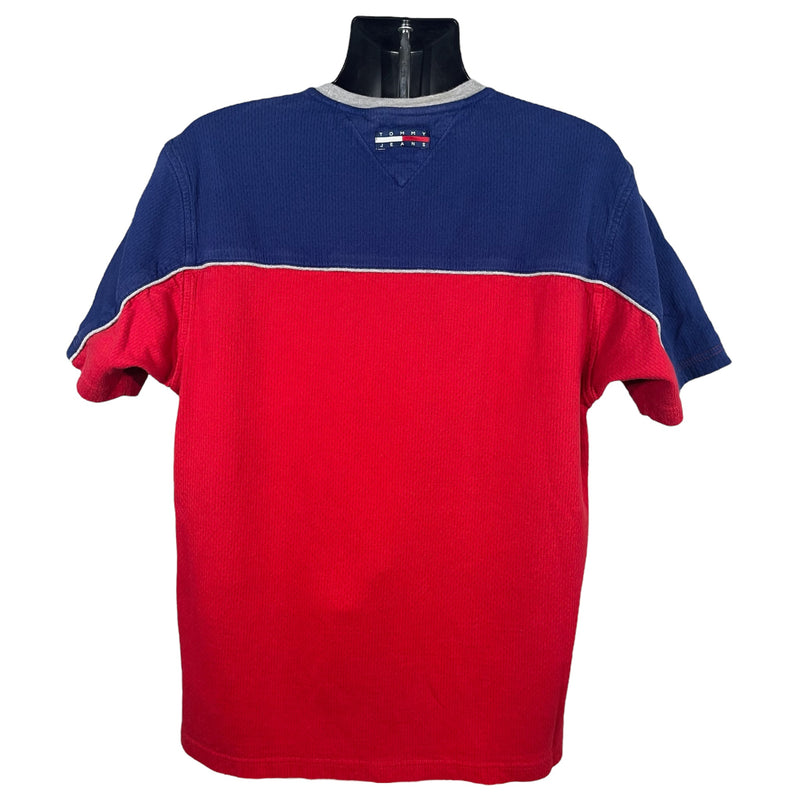 Vintage Tommy Hilfiger Two Tone Mini Logo Tee 2000s