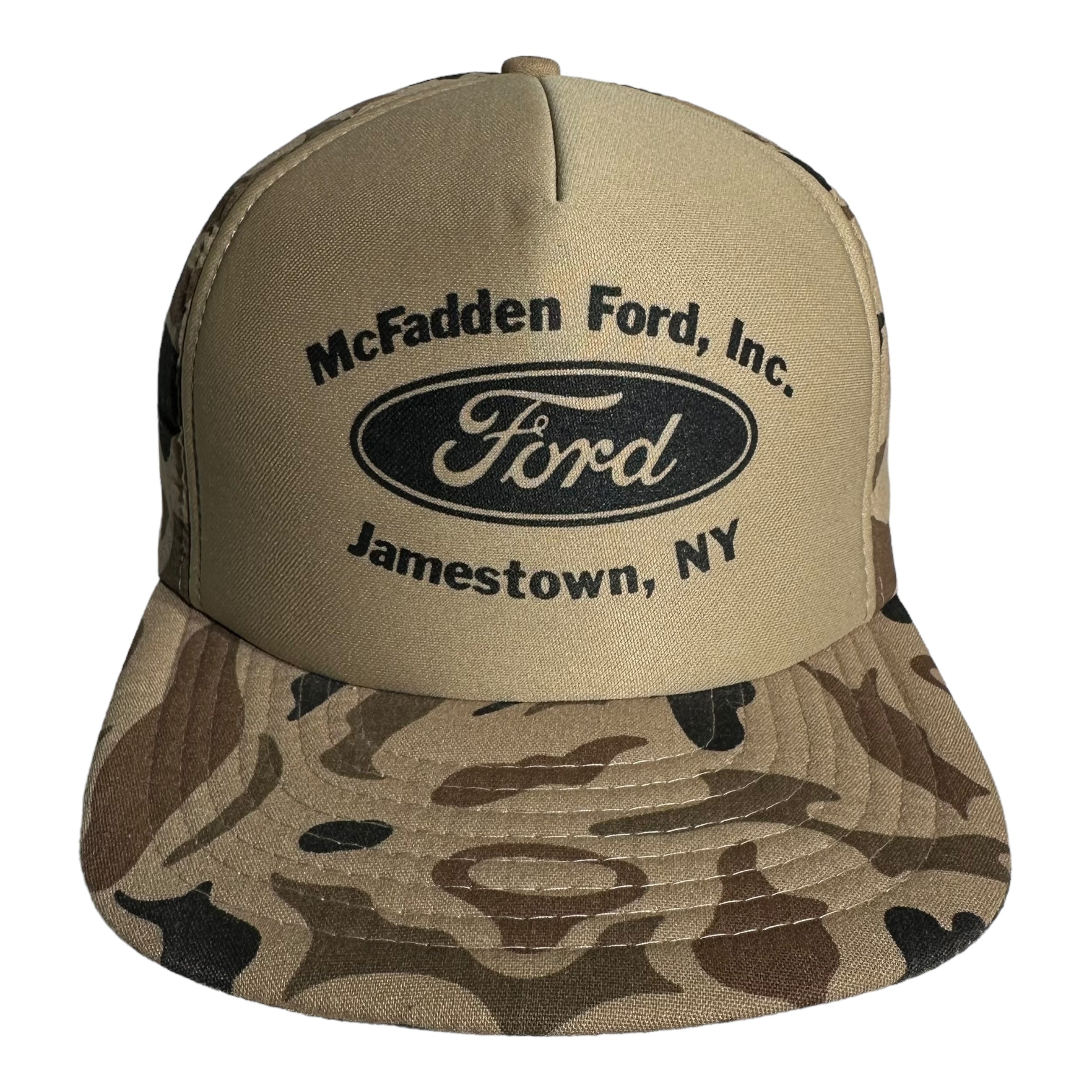 Vintage Ford Camouflage Snapback Hat