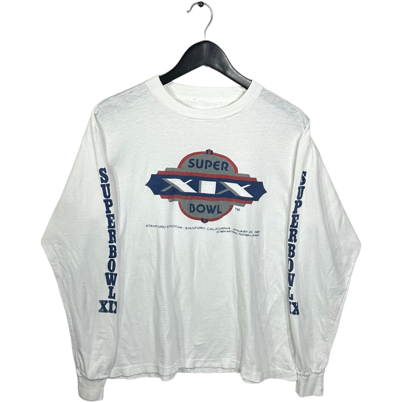 Vintage Super Bowl Stanford California Long Sleeve 1985