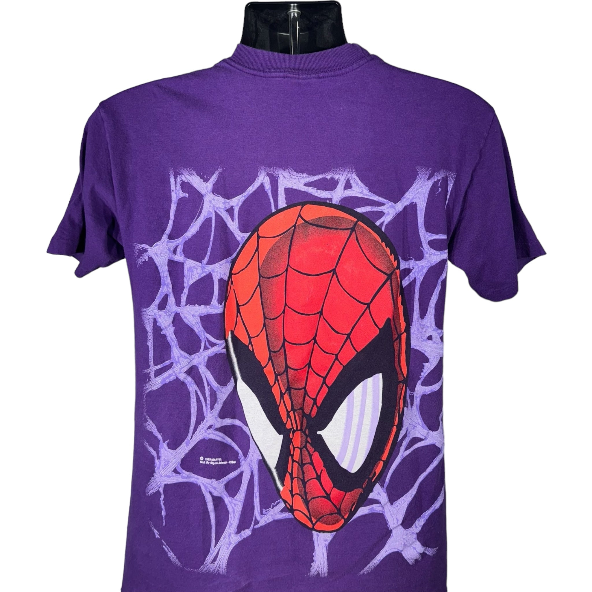 Vintage The Amazing Spiderman "What A Tangled Web We Weave" Tee 1993