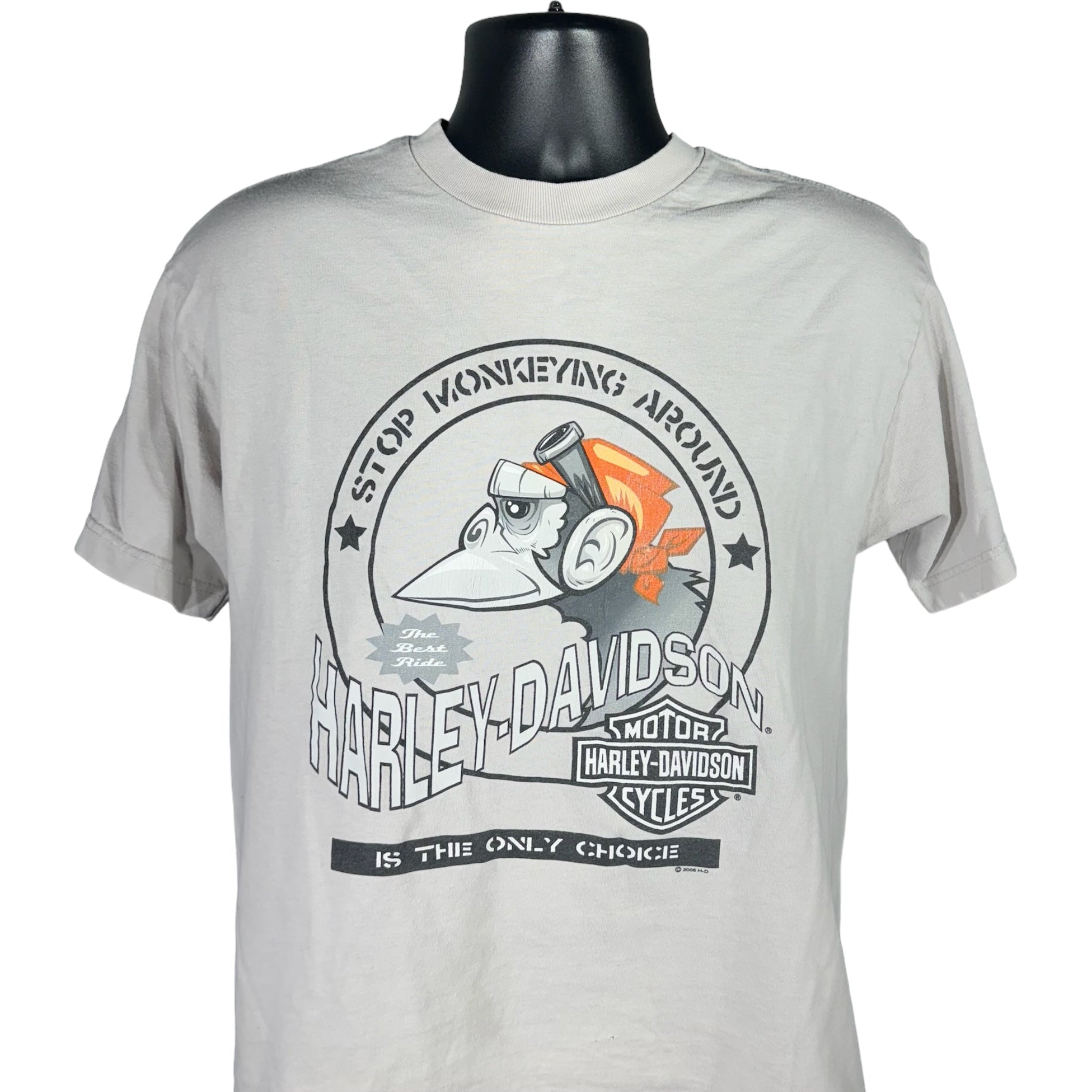 Harley Davidson "Stop Monkeying Around" Smokey Mountain Tee