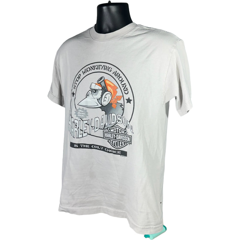 Harley Davidson "Stop Monkeying Around" Smokey Mountain Tee