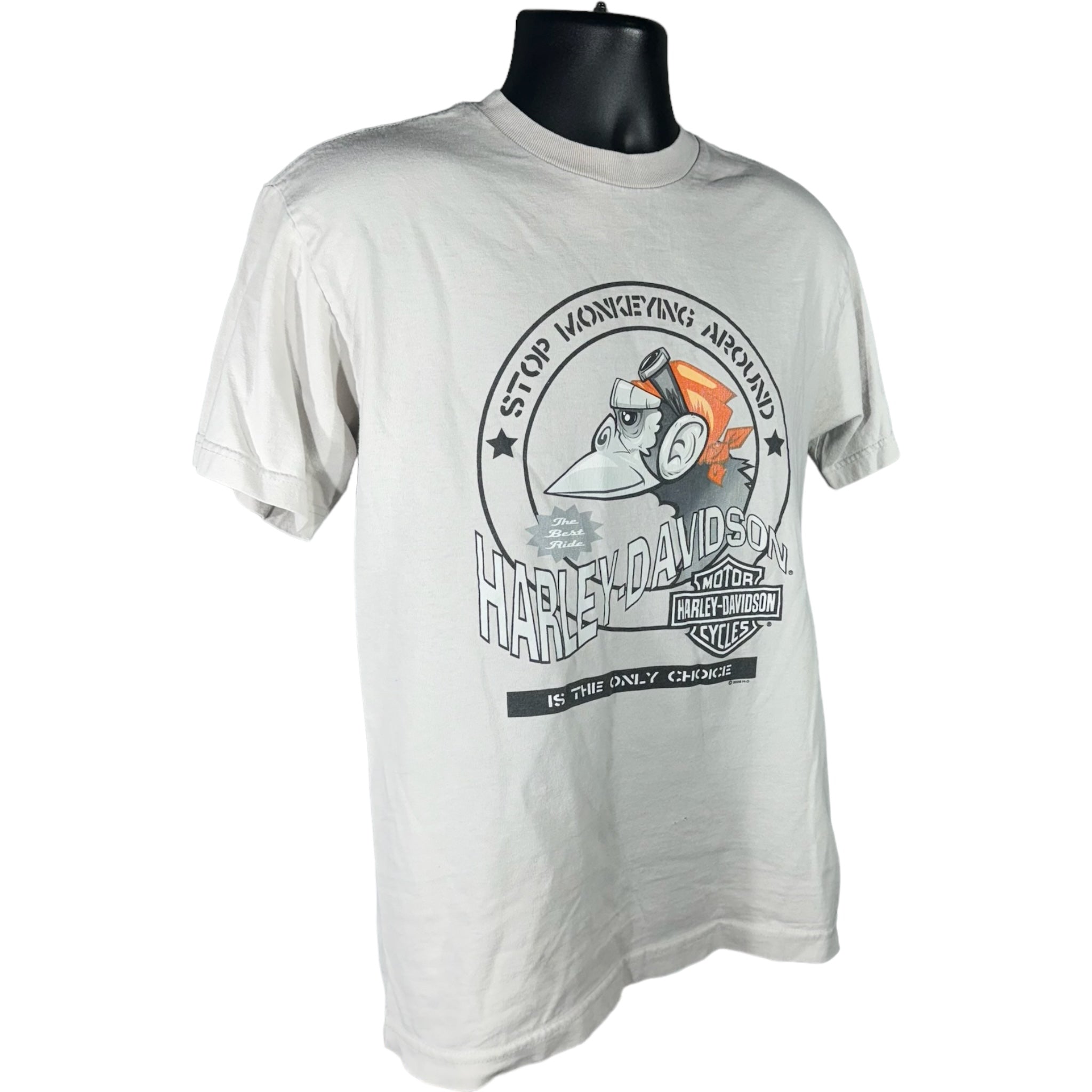 Harley Davidson "Stop Monkeying Around" Smokey Mountain Tee