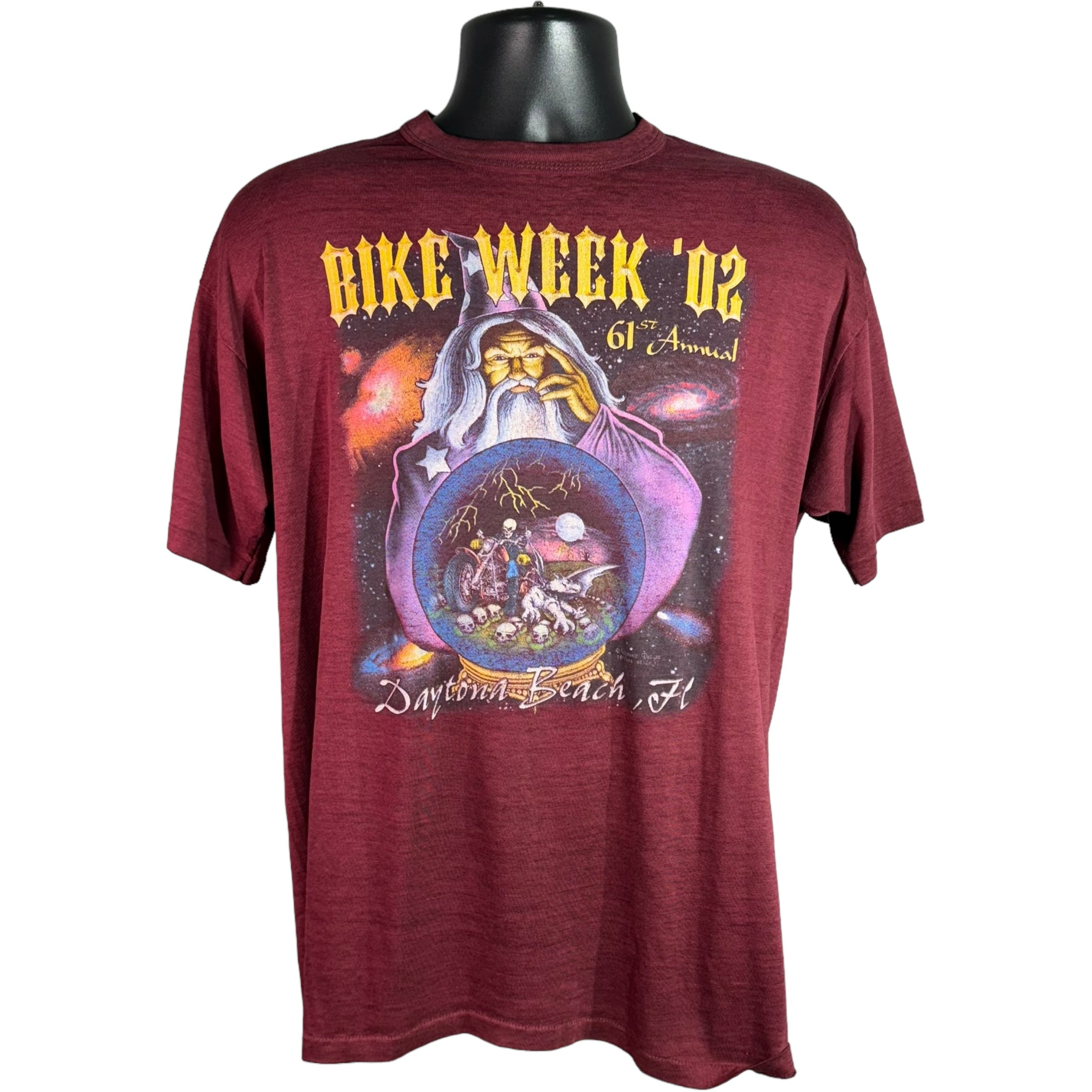 Vintage Wizard Daytona Bike Week Tee