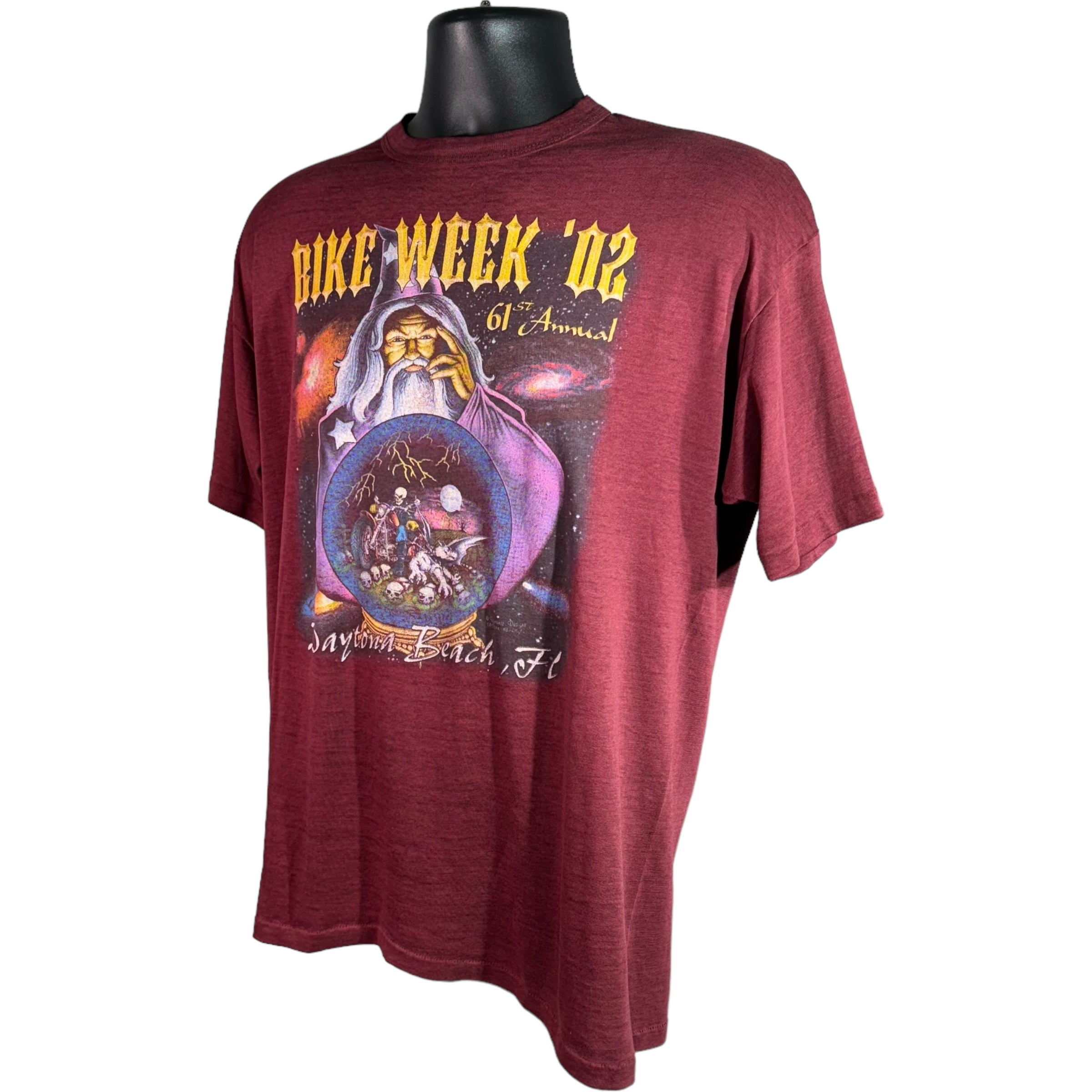 Vintage Wizard Daytona Bike Week Tee