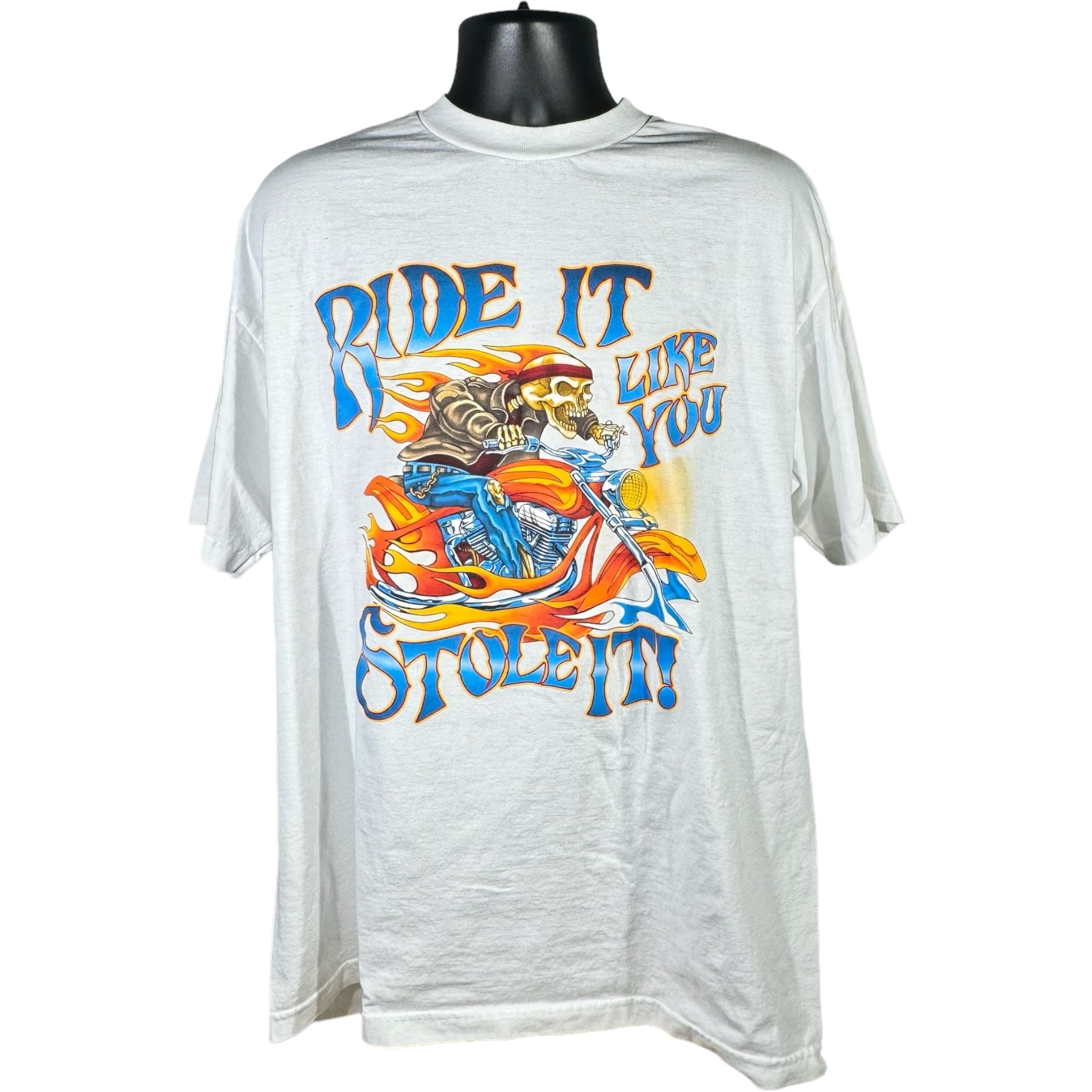 Vintage "Ride It Like You Stole It" Biker Tee