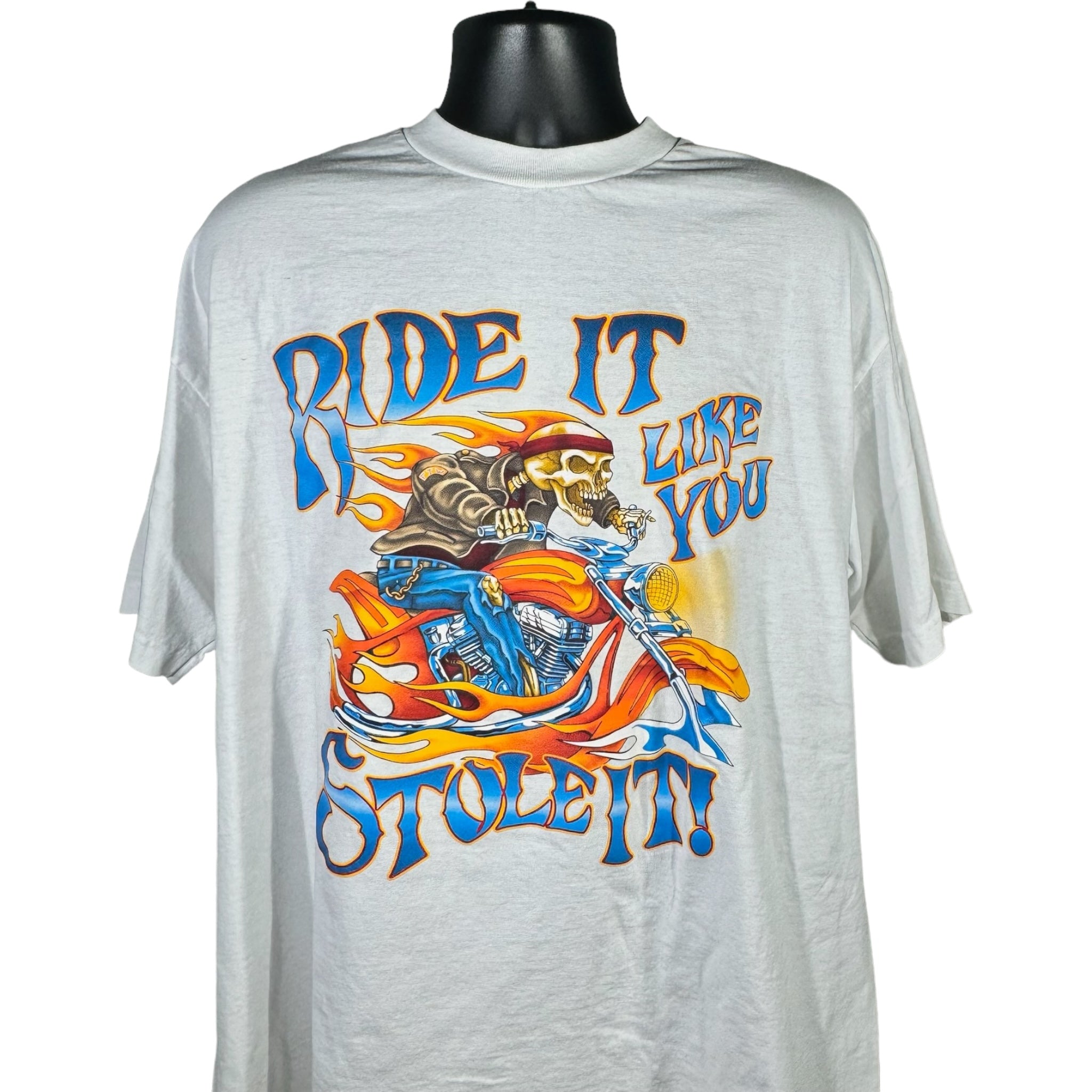 Vintage "Ride It Like You Stole It" Biker Tee