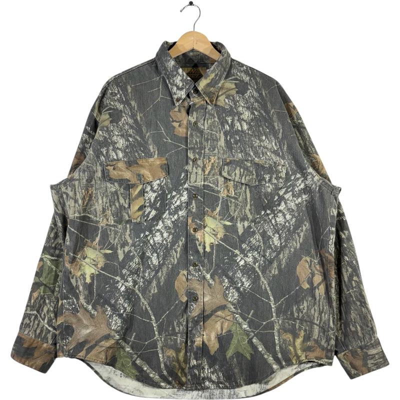 Vintage No Trace Camo Long Sleeve Button Up