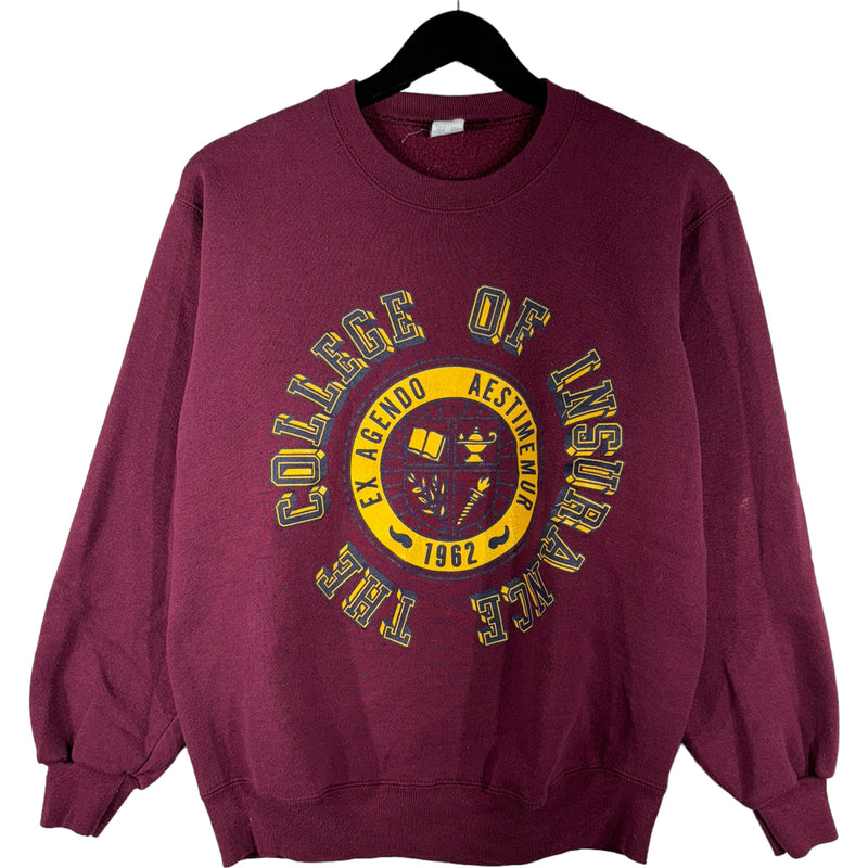 Vintage College of Insurance Crewneck