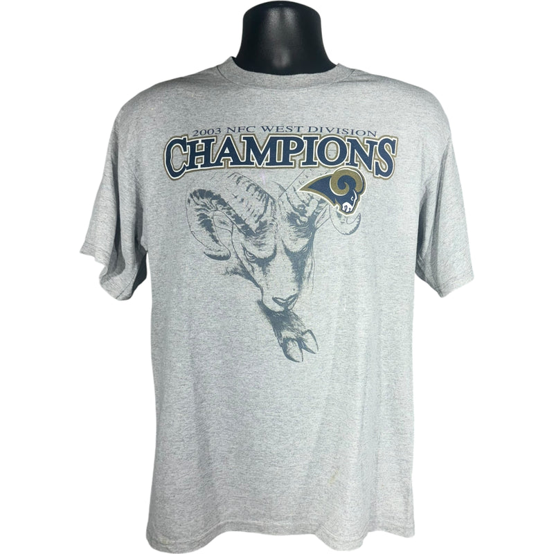 Vintage St. Louis Rams NFC West Champions Tee