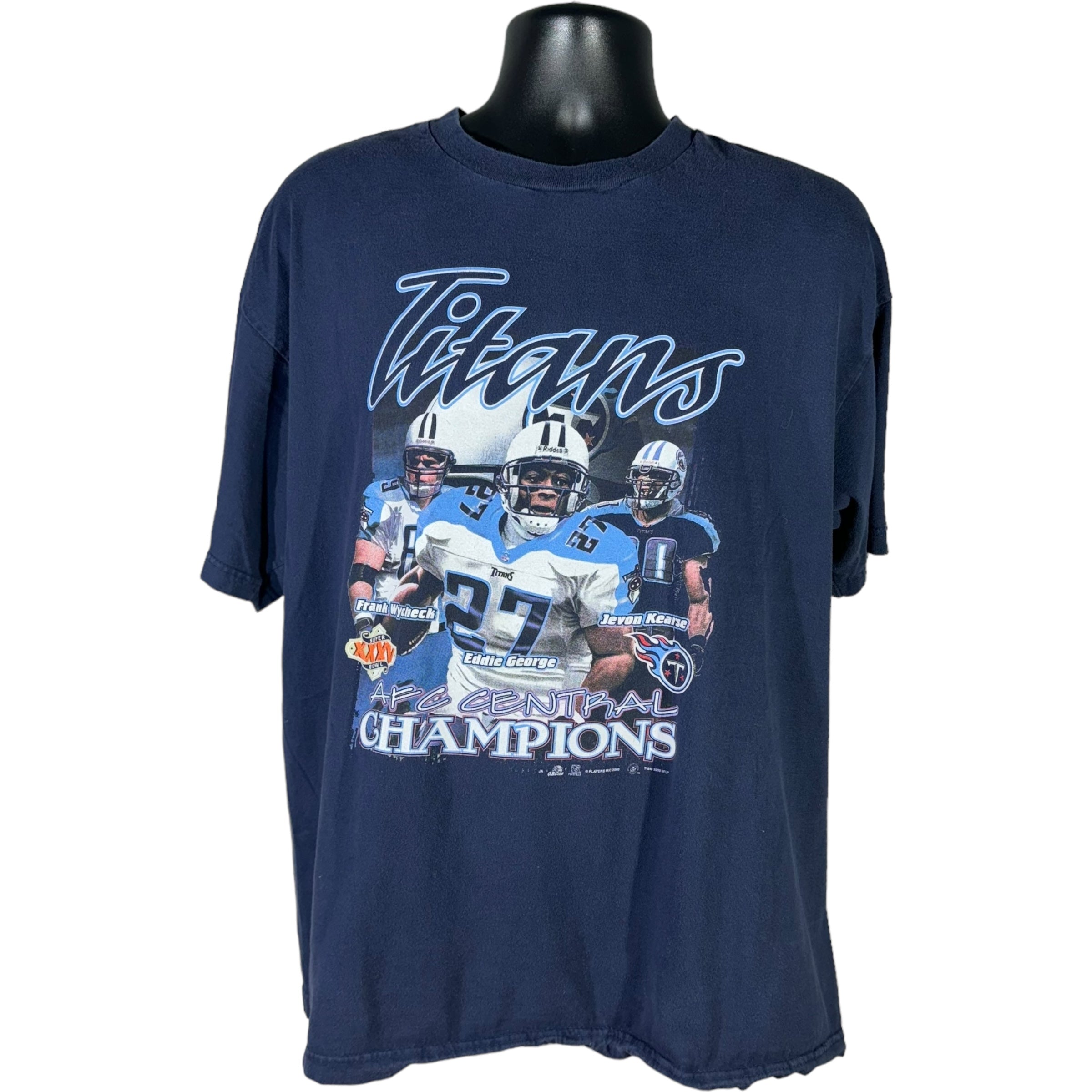 Vintage Tennesse Titans AFC Central Champions Tee