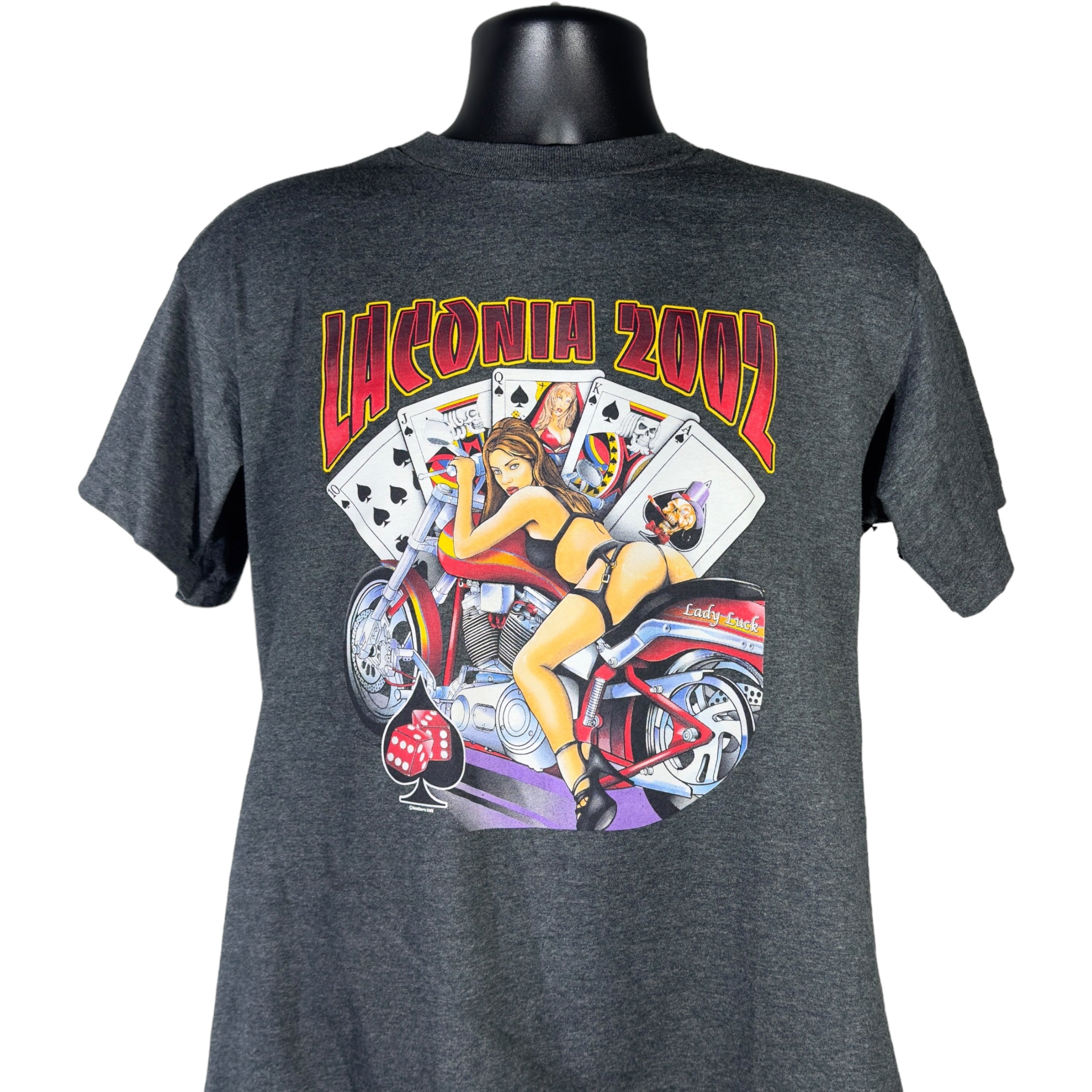 Vintage Laconia Pinup Bike Tee