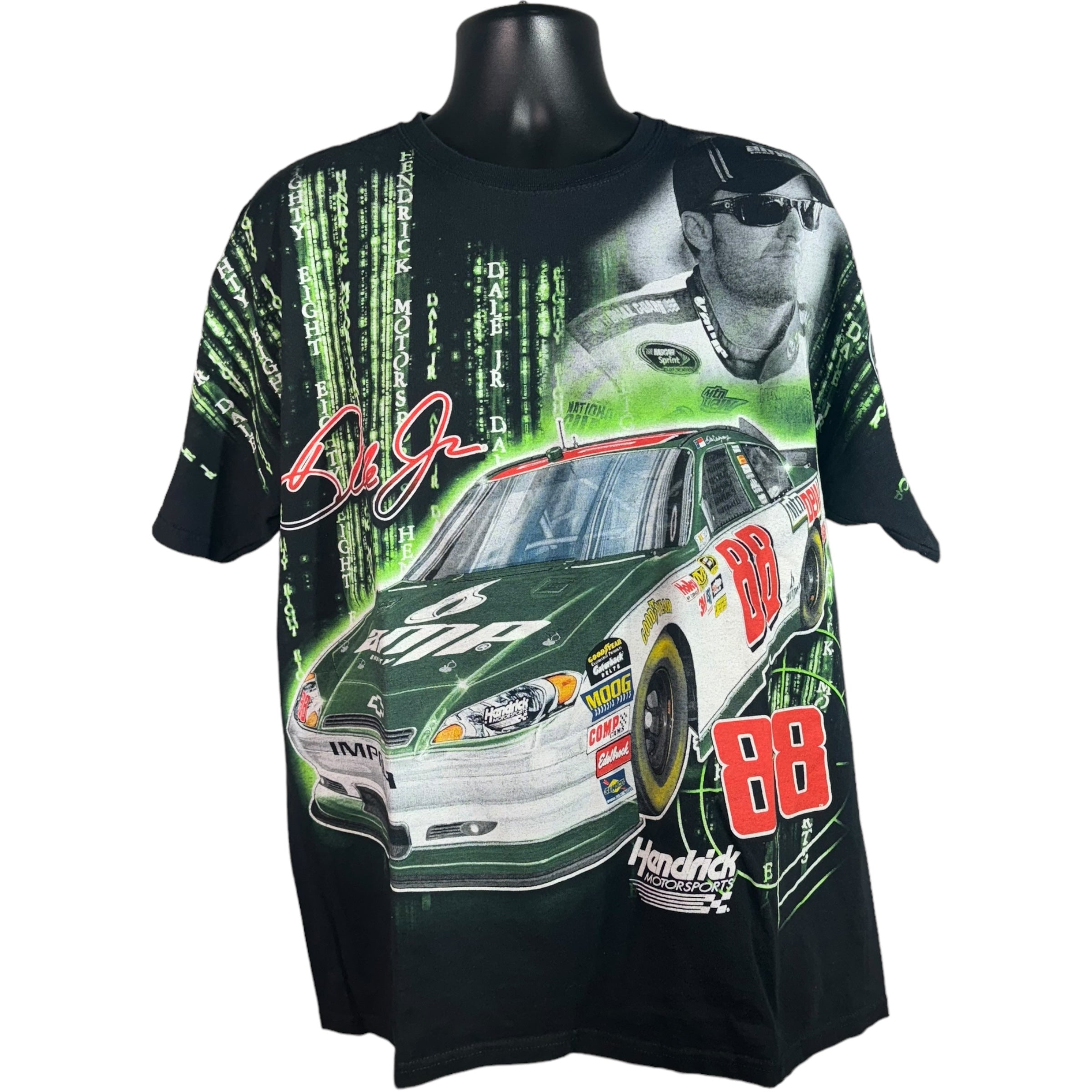 Vintage NASCAR Dale Jr Racing Tee