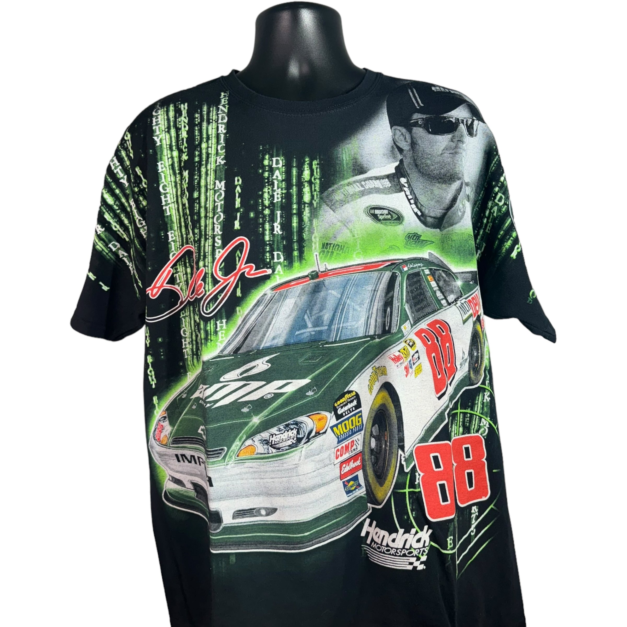 Vintage NASCAR Dale Jr Racing Tee