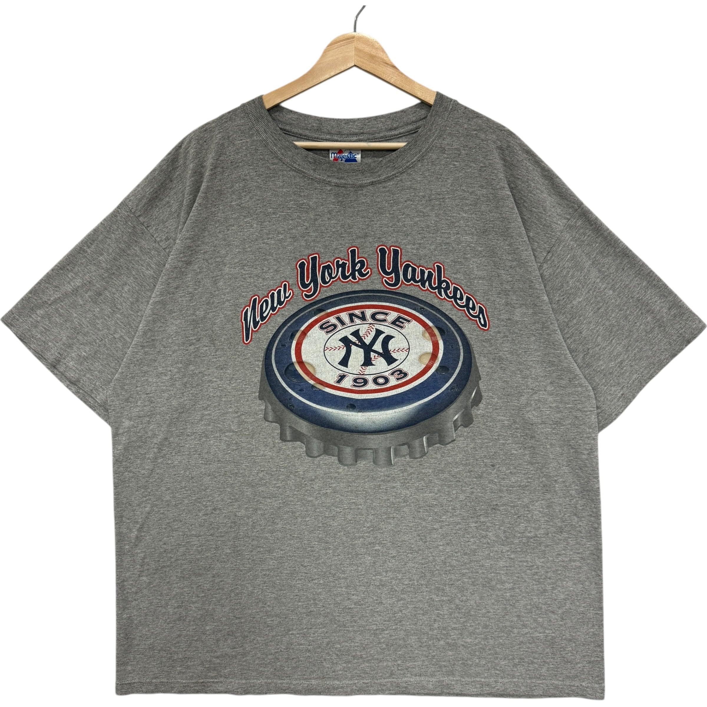 Vintage Majestic New York Yankees Bottle Cap Tee