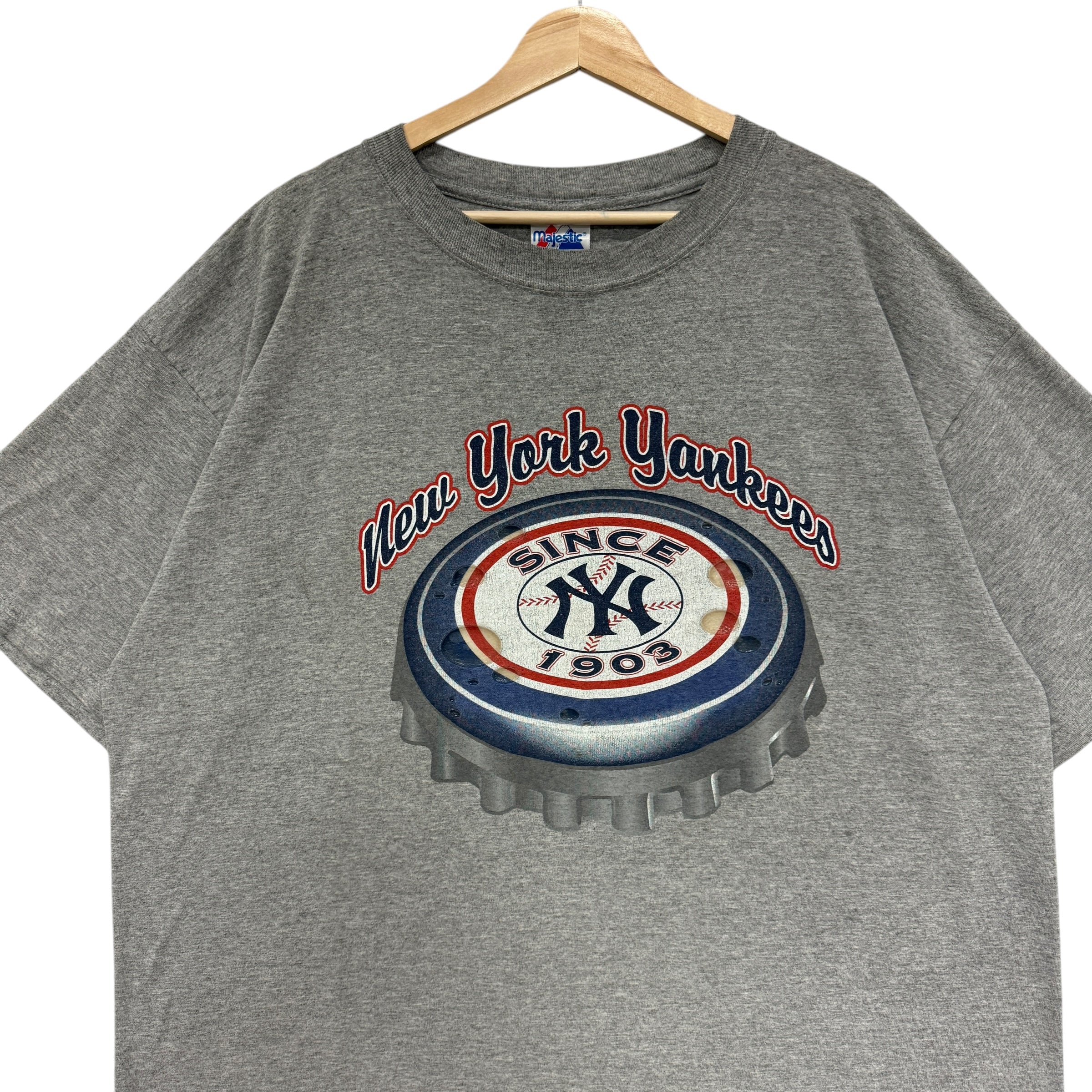 Vintage Majestic New York Yankees Bottle Cap Tee