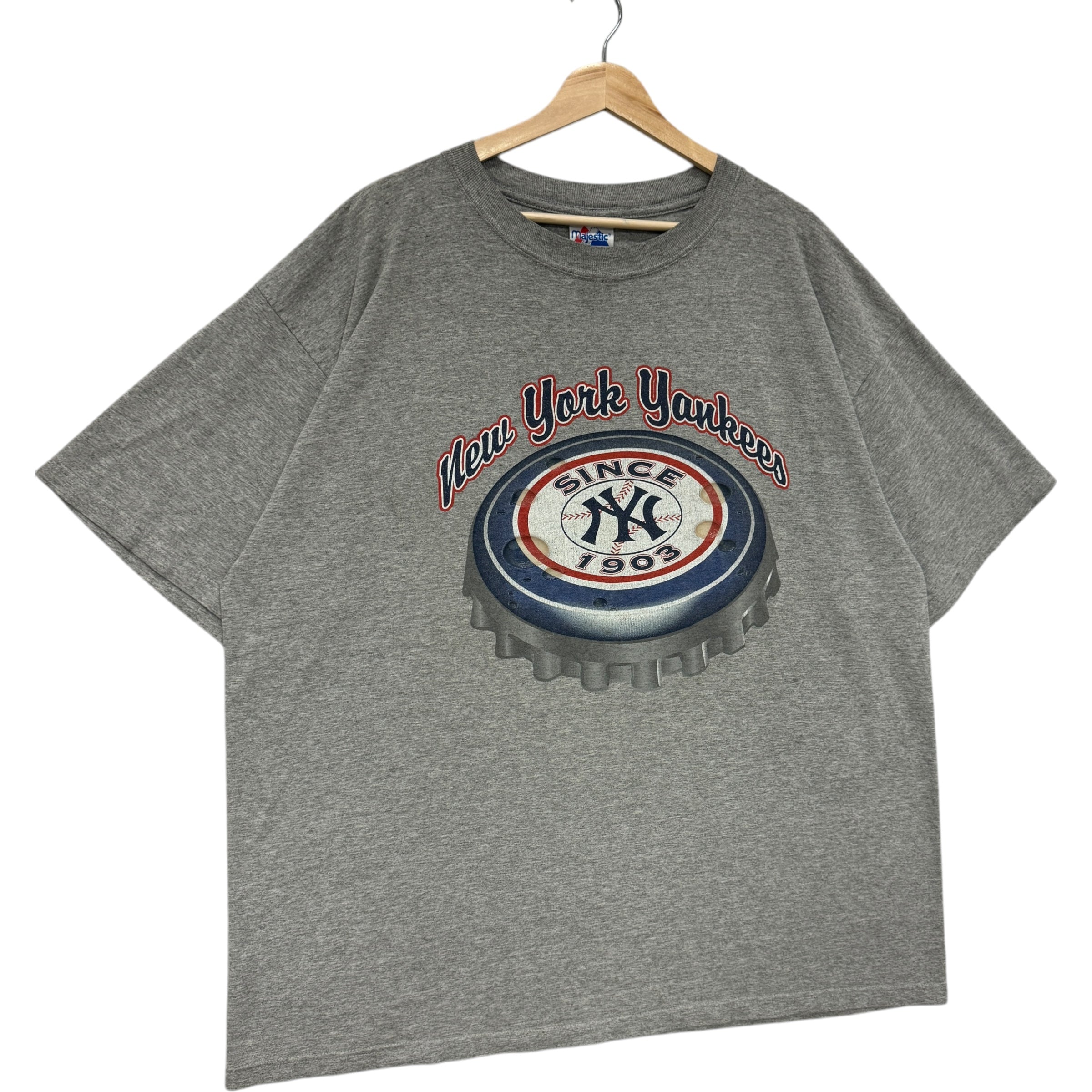 Vintage Majestic New York Yankees Bottle Cap Tee