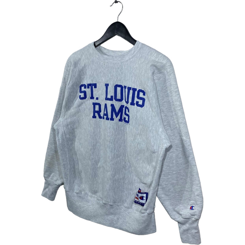 Vintage St. Louis Rams Champion Reverse Weave Crewneck