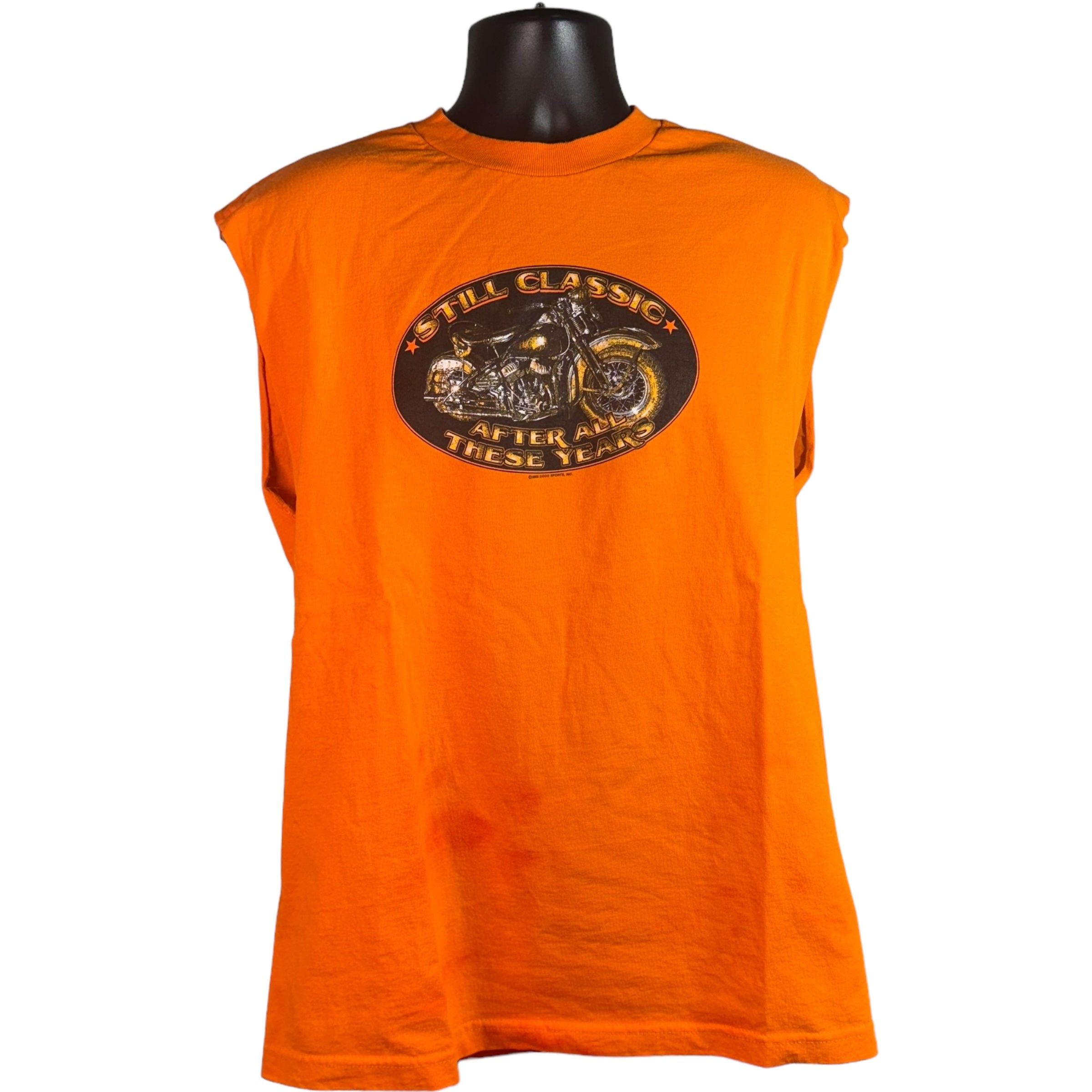 Vintage Motorcycle Cutoff Tank Top