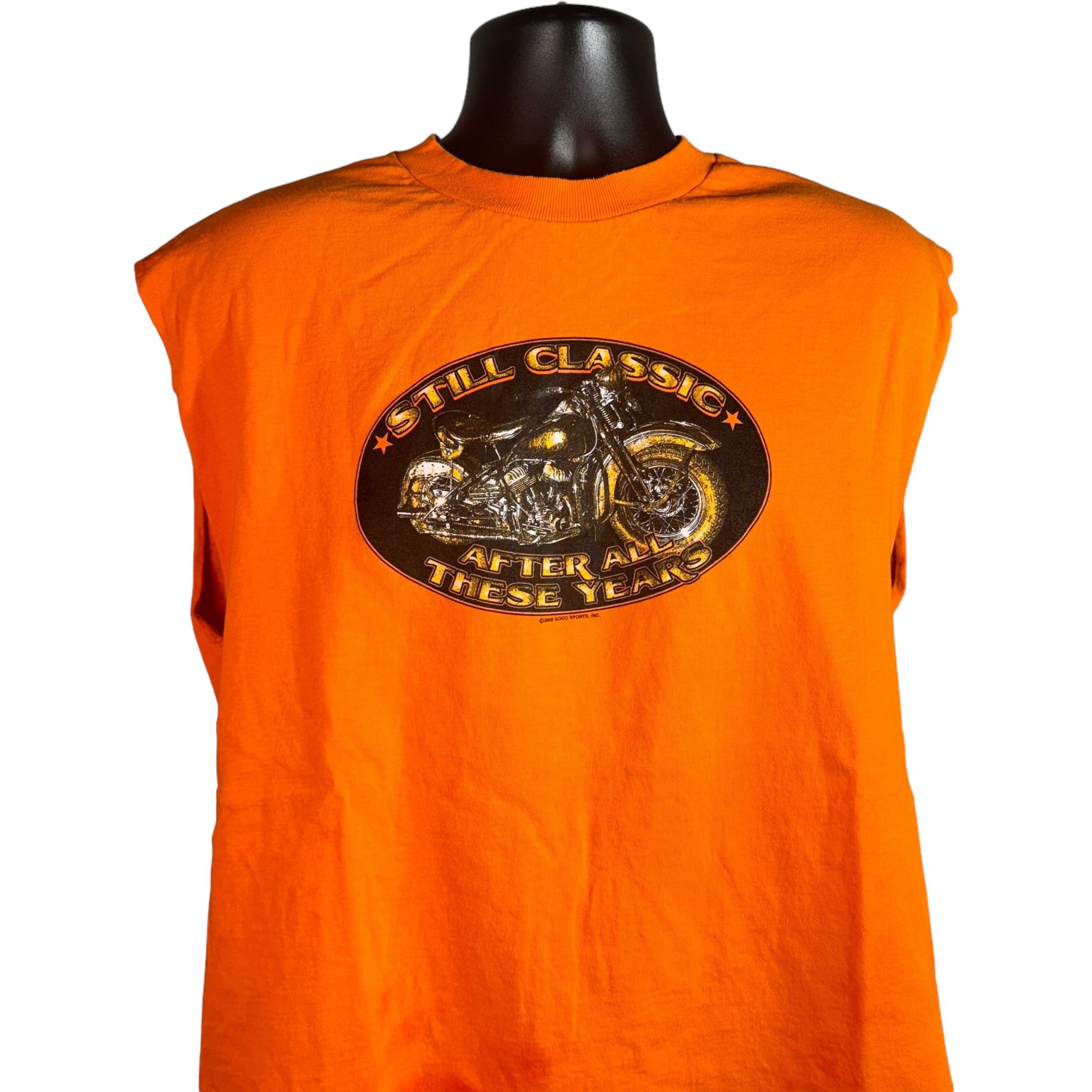 Vintage Motorcycle Cutoff Tank Top