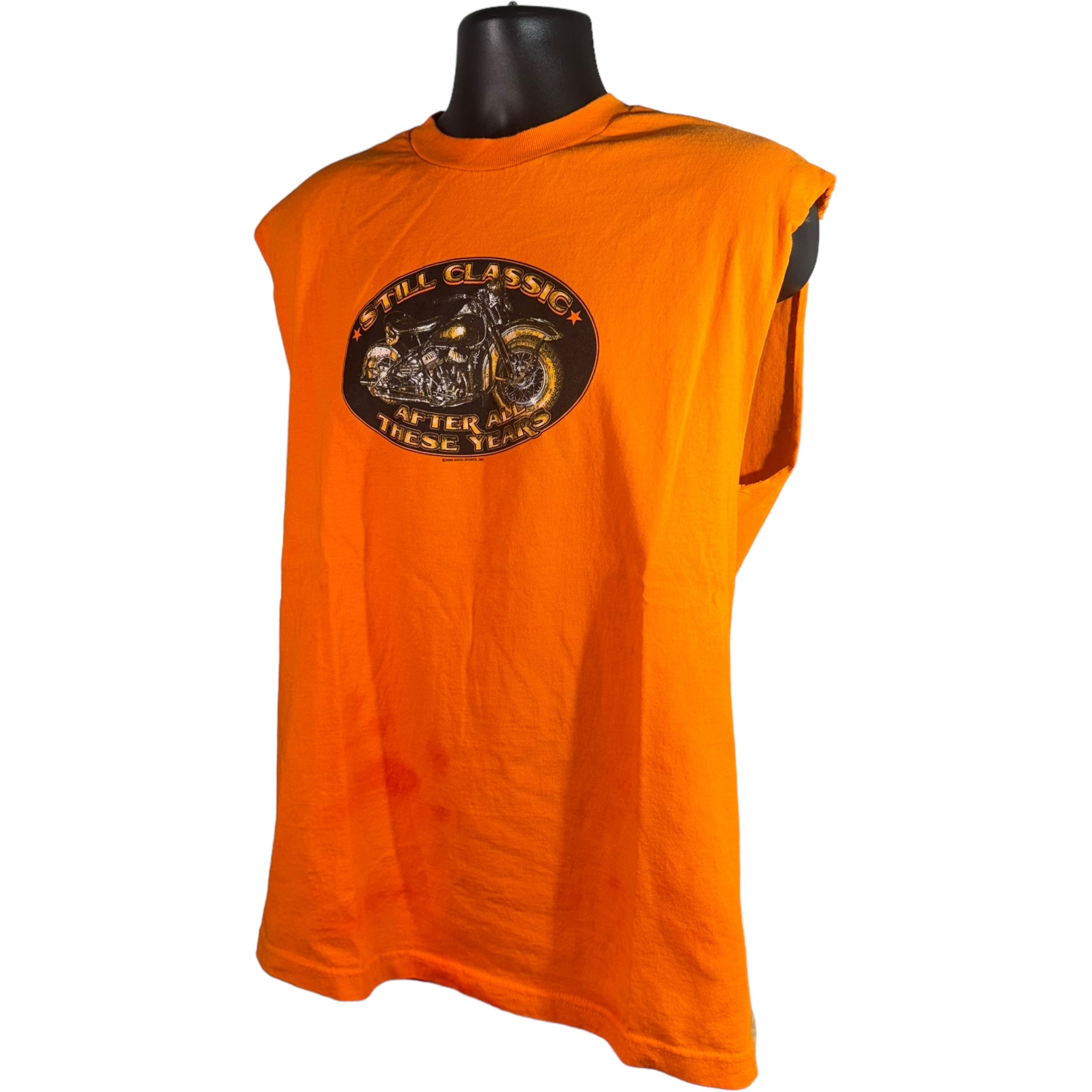 Vintage Motorcycle Cutoff Tank Top