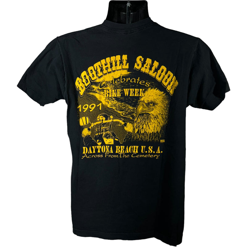 Vintage Boothill Saloon Biker Pocket Tee 1991