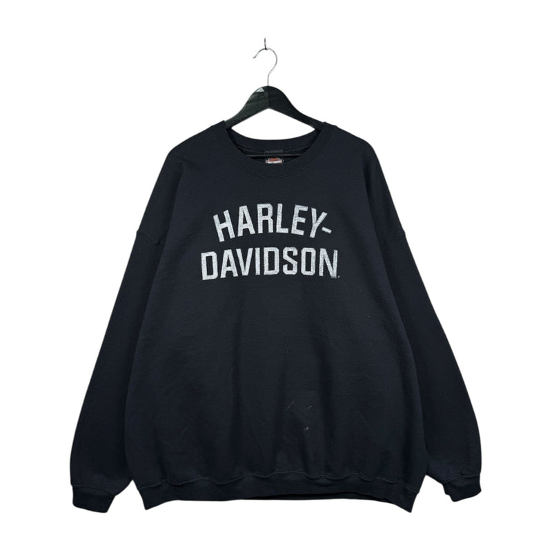 Vintage Harley Davidson Spell Out Wisconsin Crewneck
